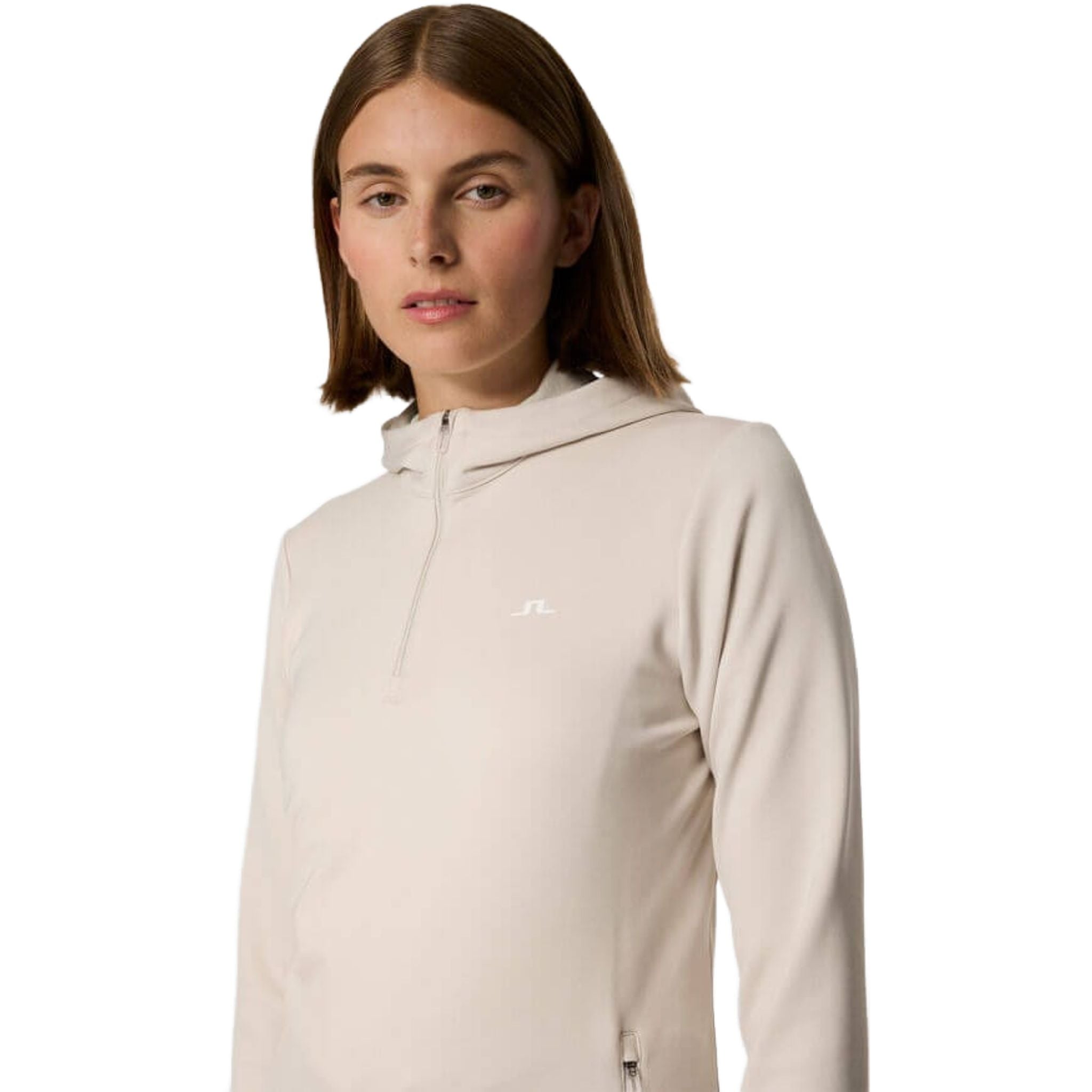 J. Lindeberg Aerialle Quarter Zip Kapuzenjacke Damen