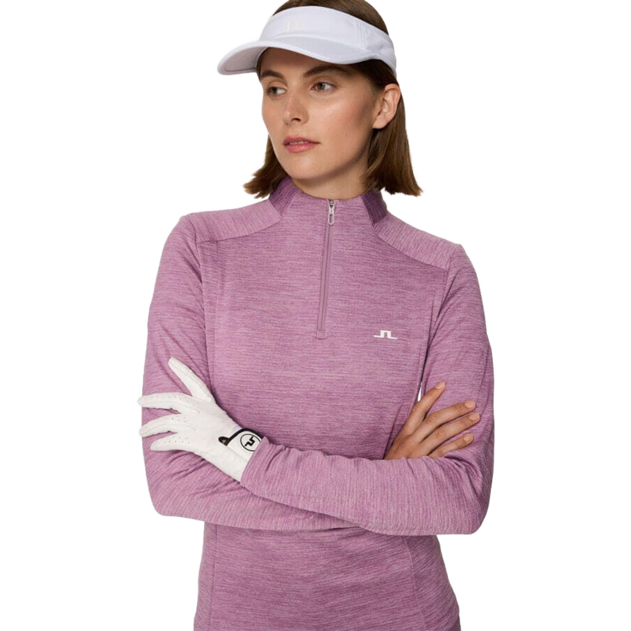 J. Lindeberg Steffi Quarter Zip Midlayer Damen