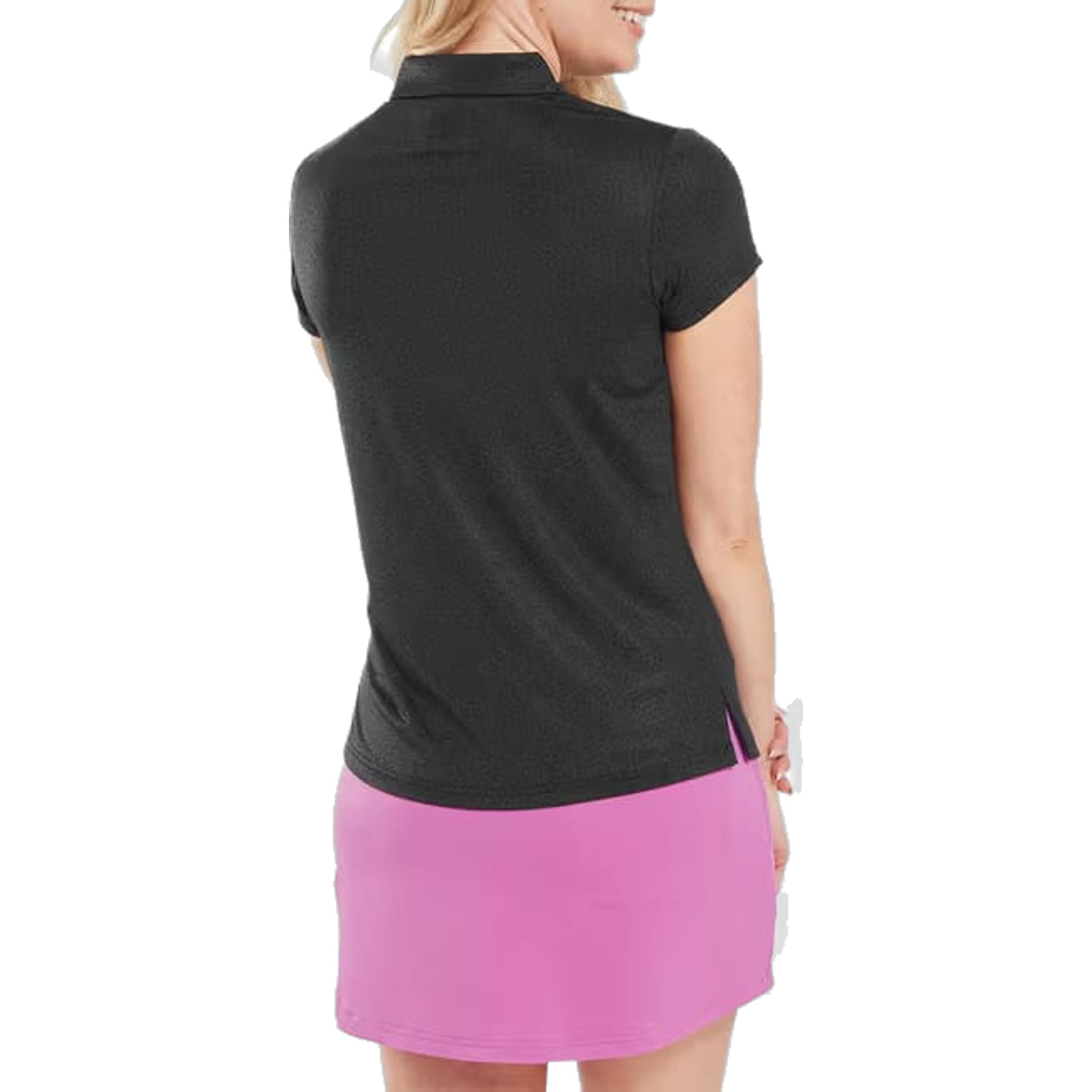 Footjoy Animal Print Cap Sleeve Lisle Polo