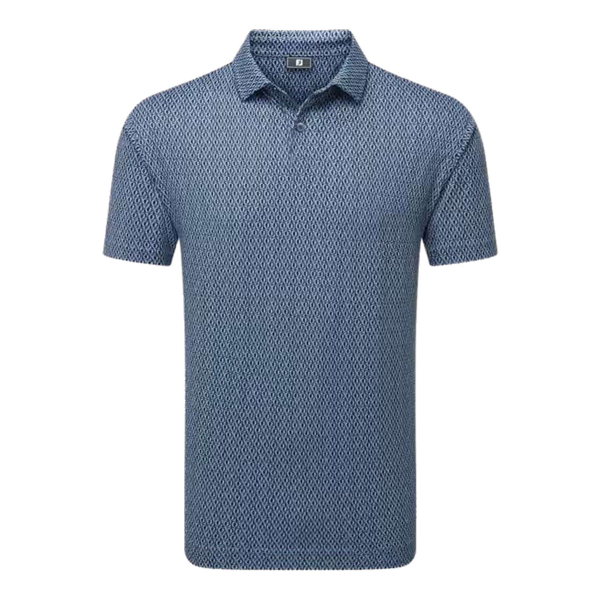 Footjoy Modernist Geo Pique Polo Herren