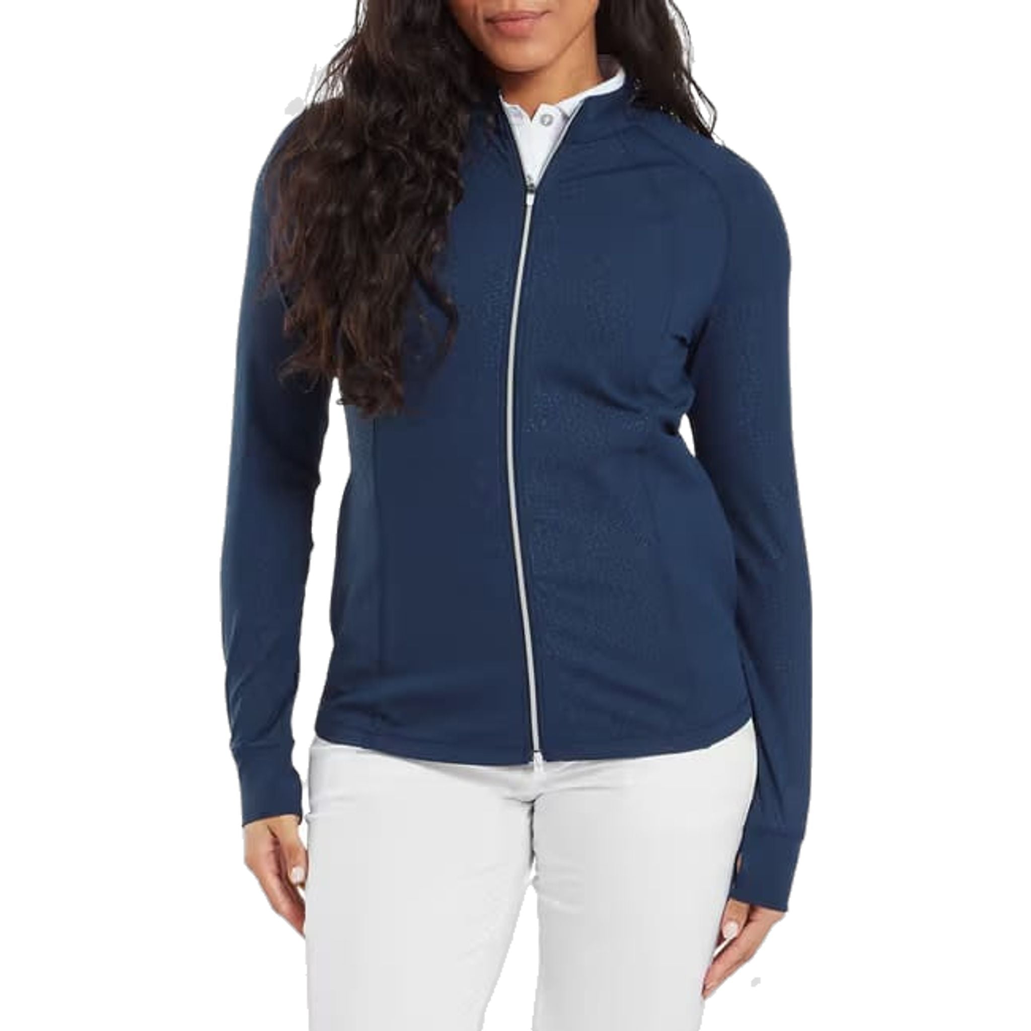 Footjoy Embossed Full-Zip Midlayer Damen