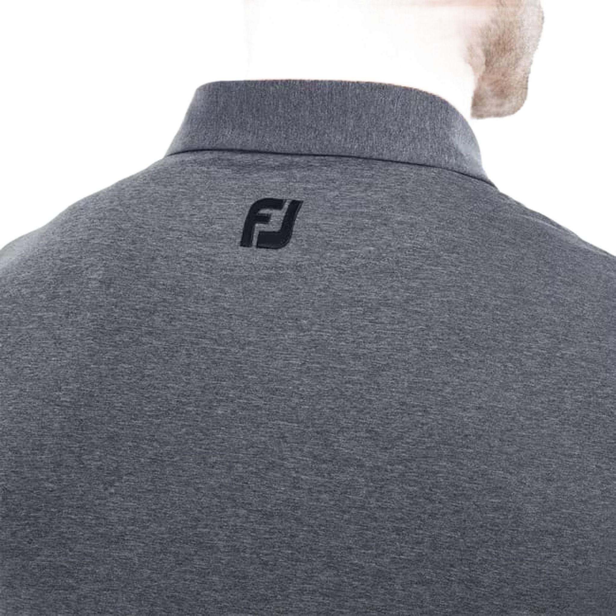 Footjoy Heather Self Collar Lisle Polo Herren