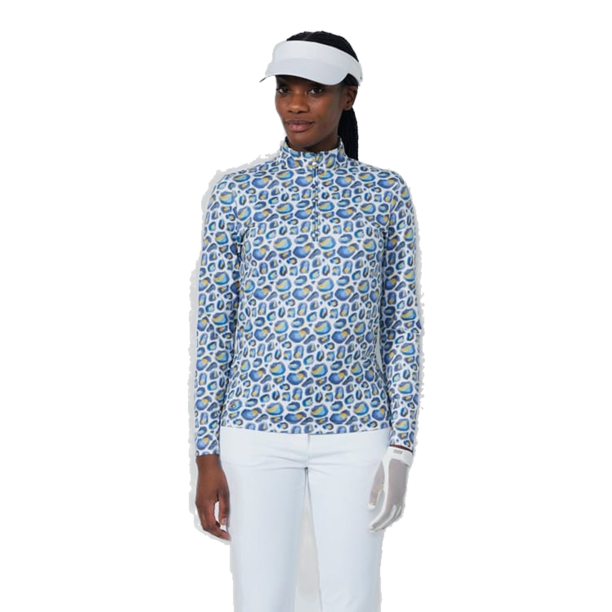 Daily Sports Print Peached Poloshirt Damen
