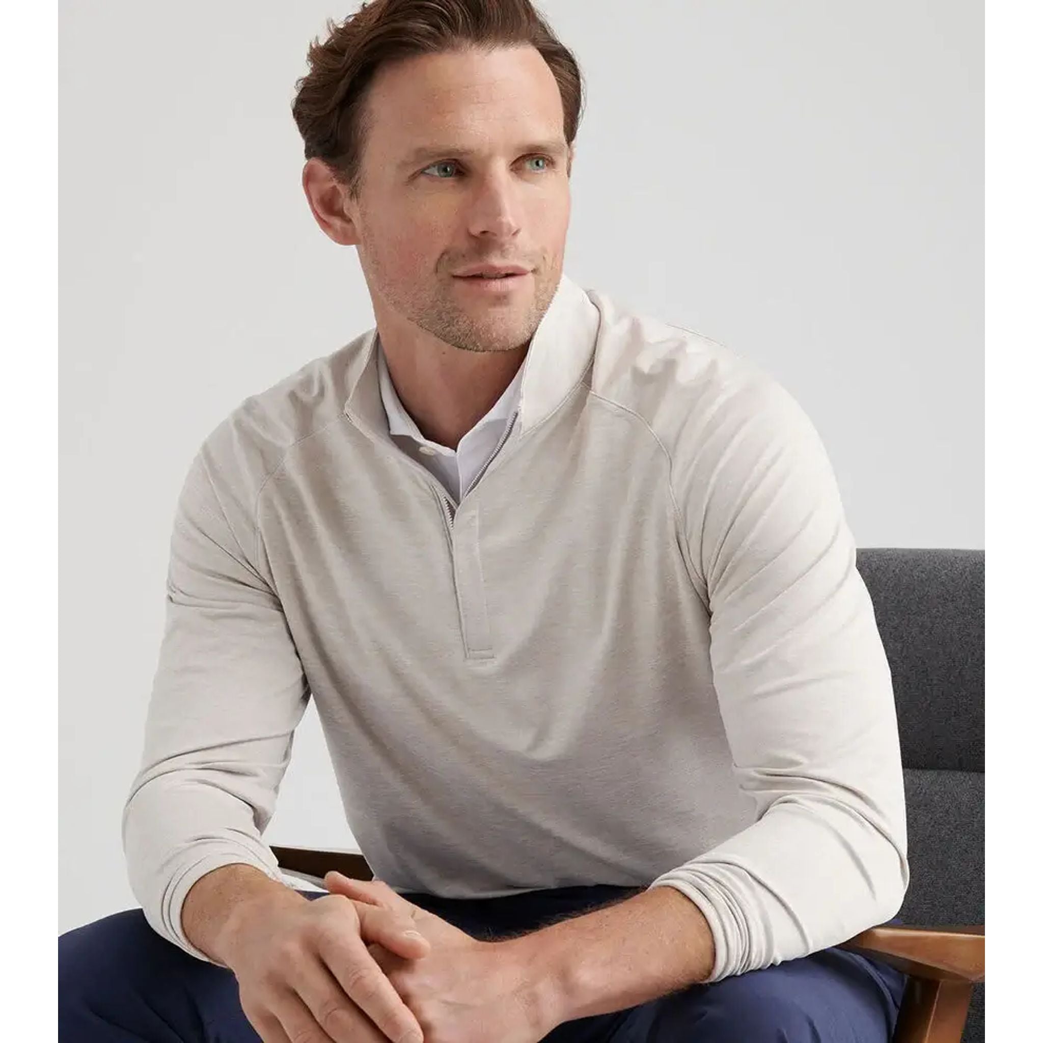 Peter Millar Stealth Performance Quarterzip Męskie