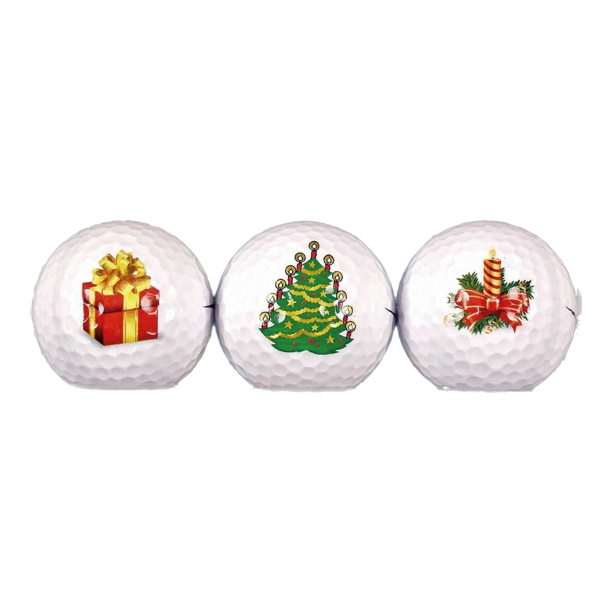 Sportiques Golfgeschenke Weihnachts-Golfbälle Geschenkset