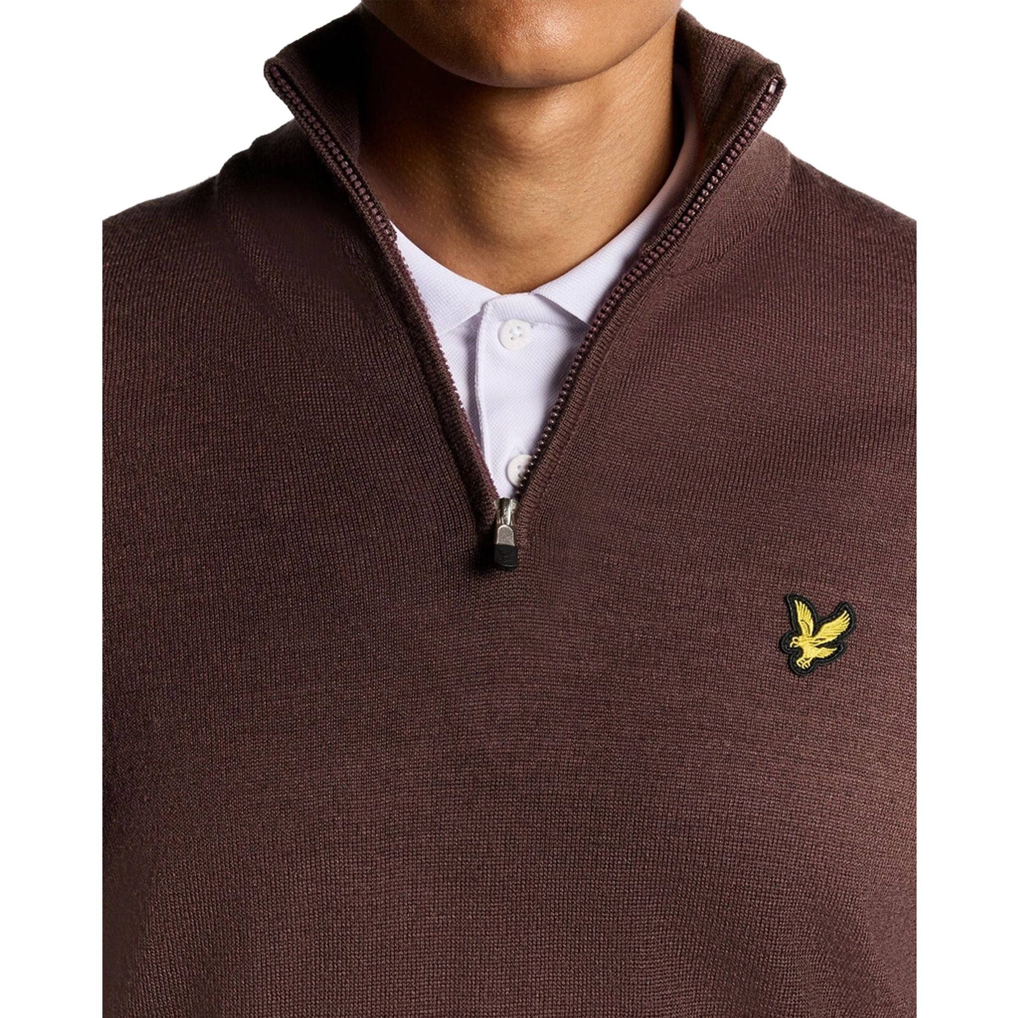 Męska bluza z zamkiem 1/4 Lyle & Scott