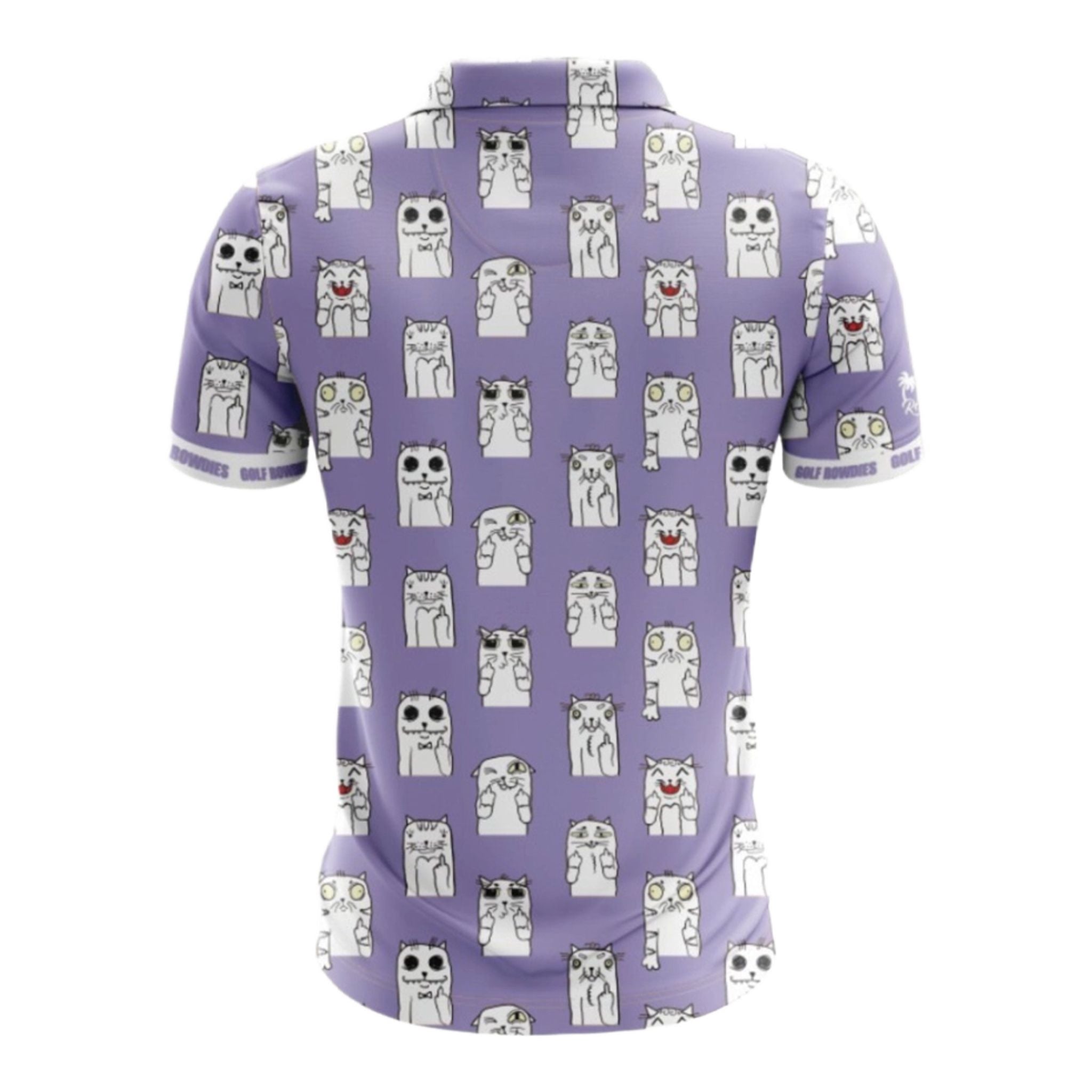 Golf Rowdies Middlefinger Cat Polo Herren