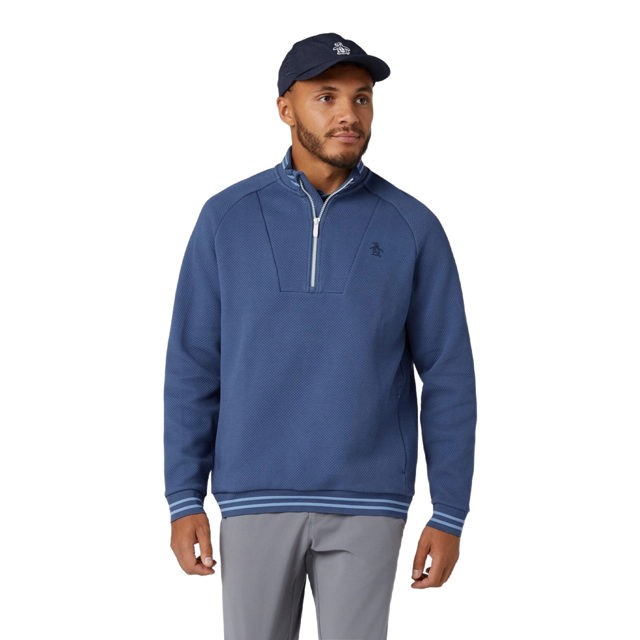 Męski sweter z zamkiem 1/4 Original Penguin Midweight