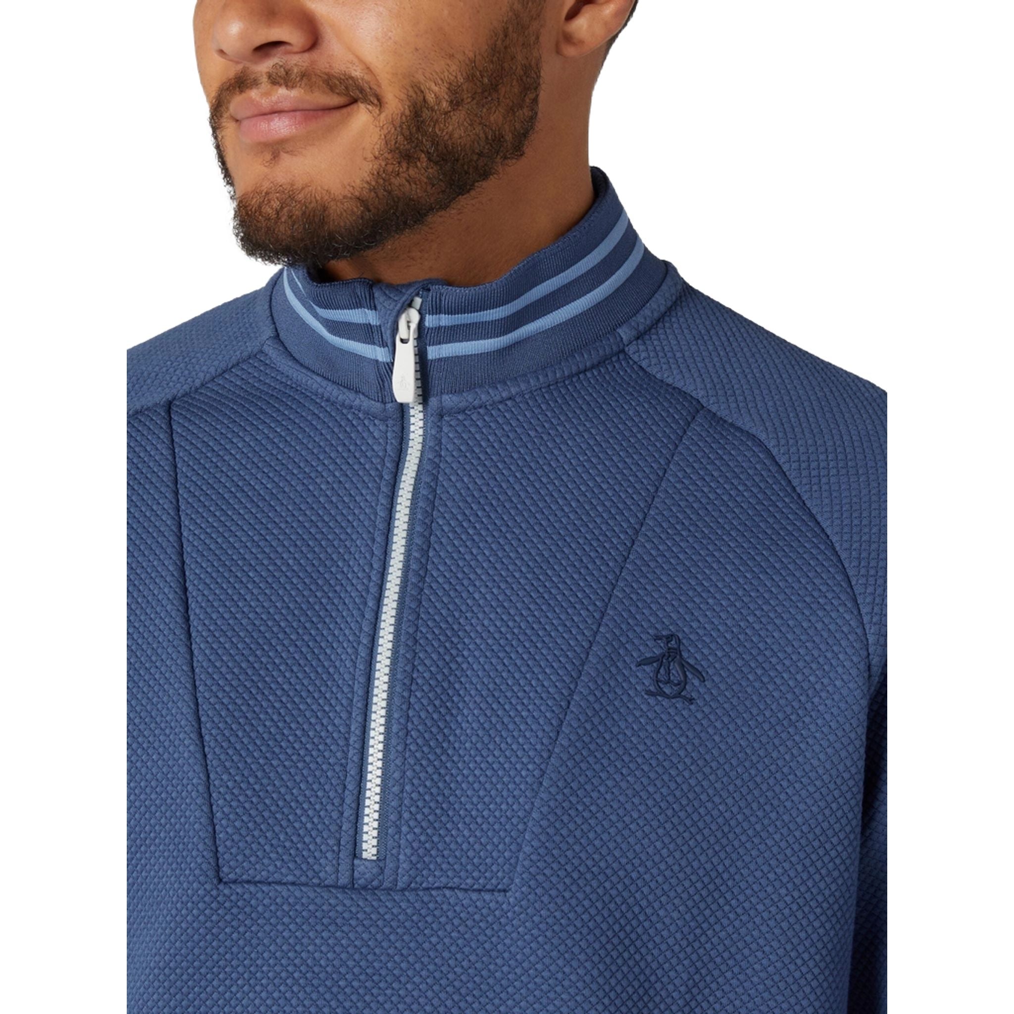 Męski sweter z zamkiem 1/4 Original Penguin Midweight