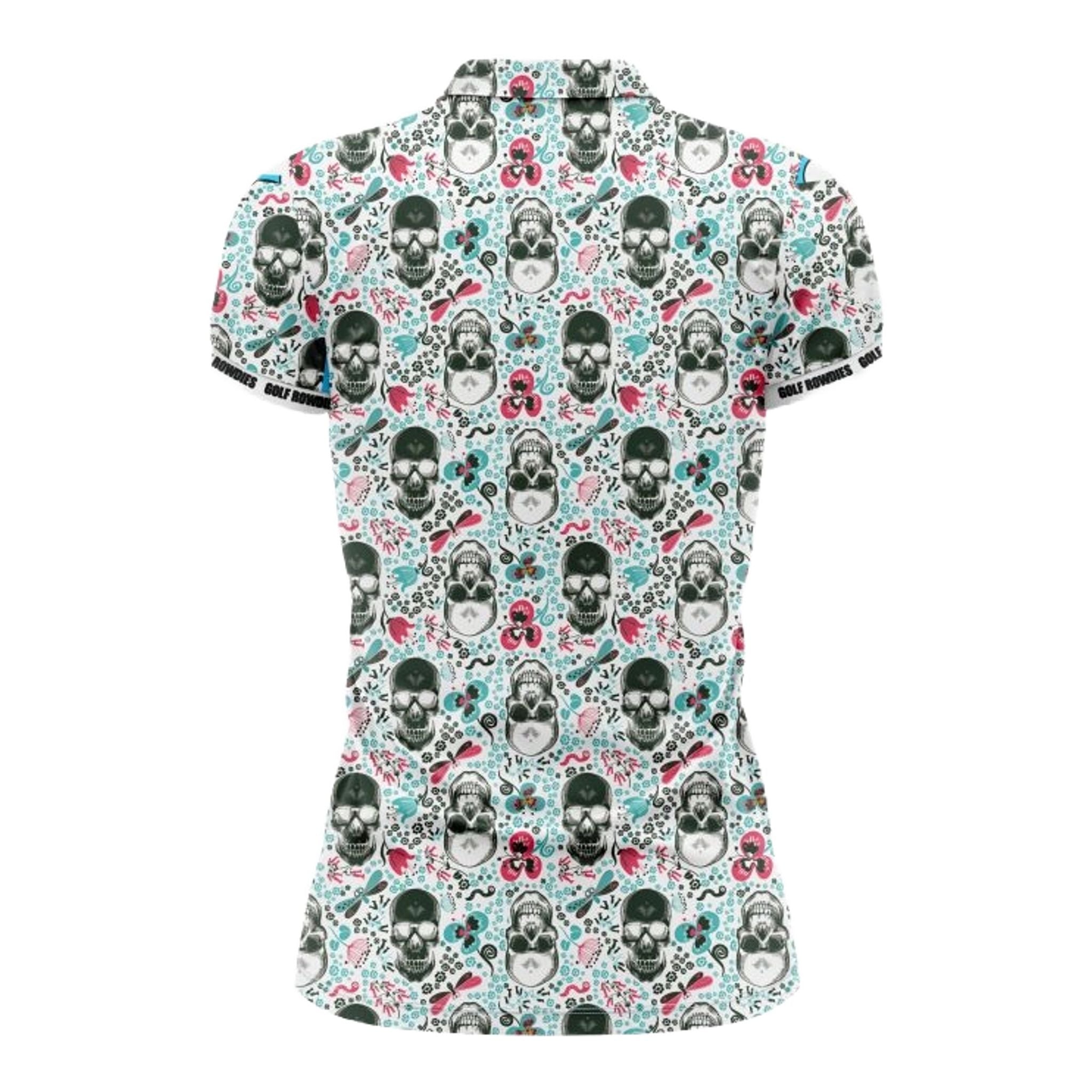 Damska koszulka polo Golf Rowdies Skull