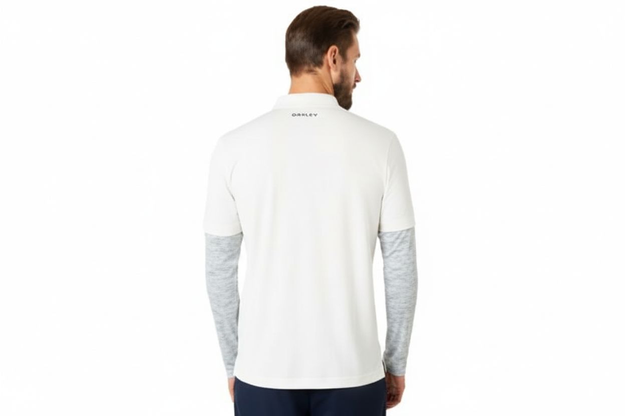 Oakley Polo LS Printed Sleeve Polo Herren
