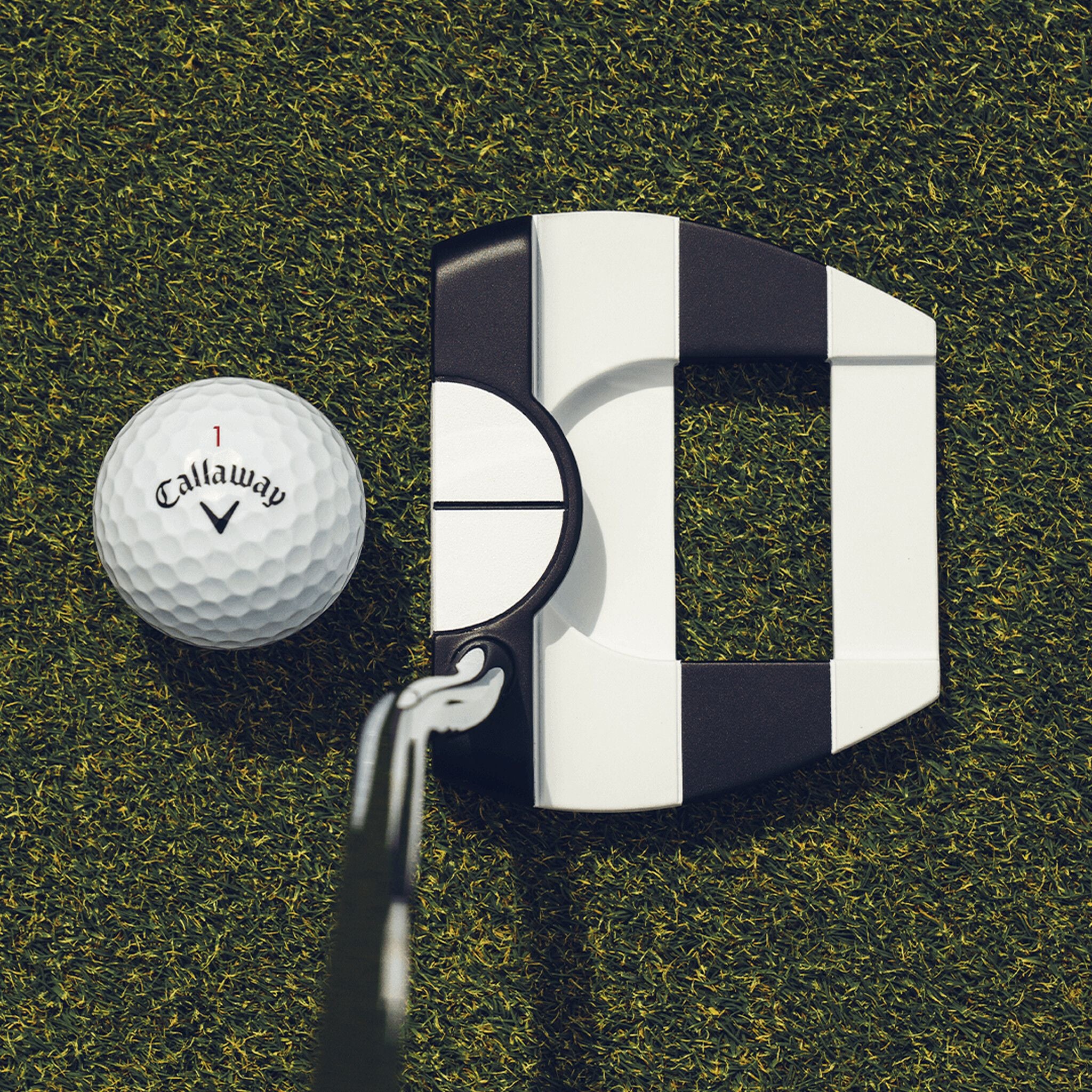Odyssey Ai-Dual Jailbird Mini 1/2 Ball Putter