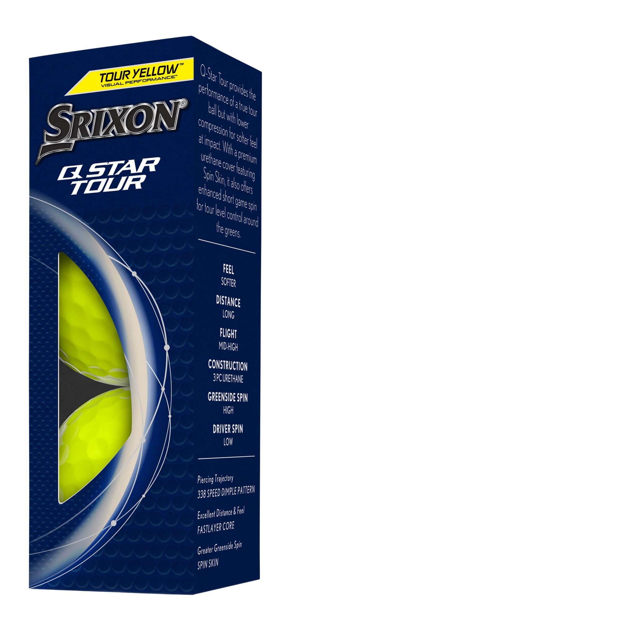 Srixon Q-Star Tour 5 Golfbälle (12 Stück) Herren