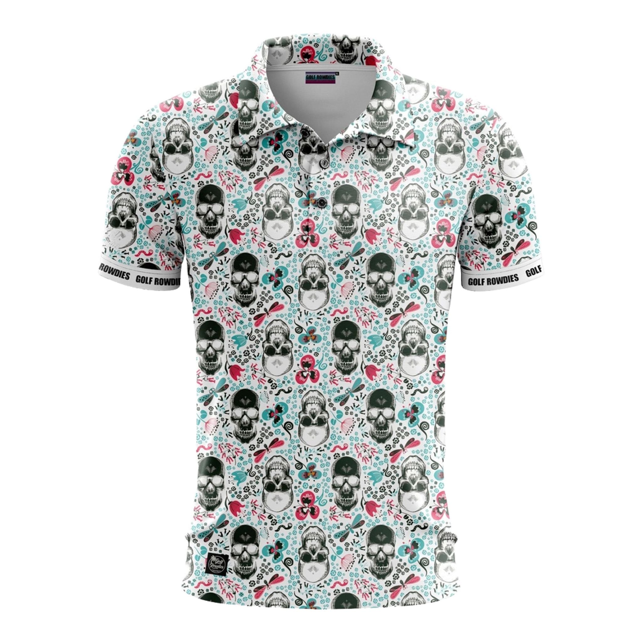 Golf Rowdies Skull Polo Herren