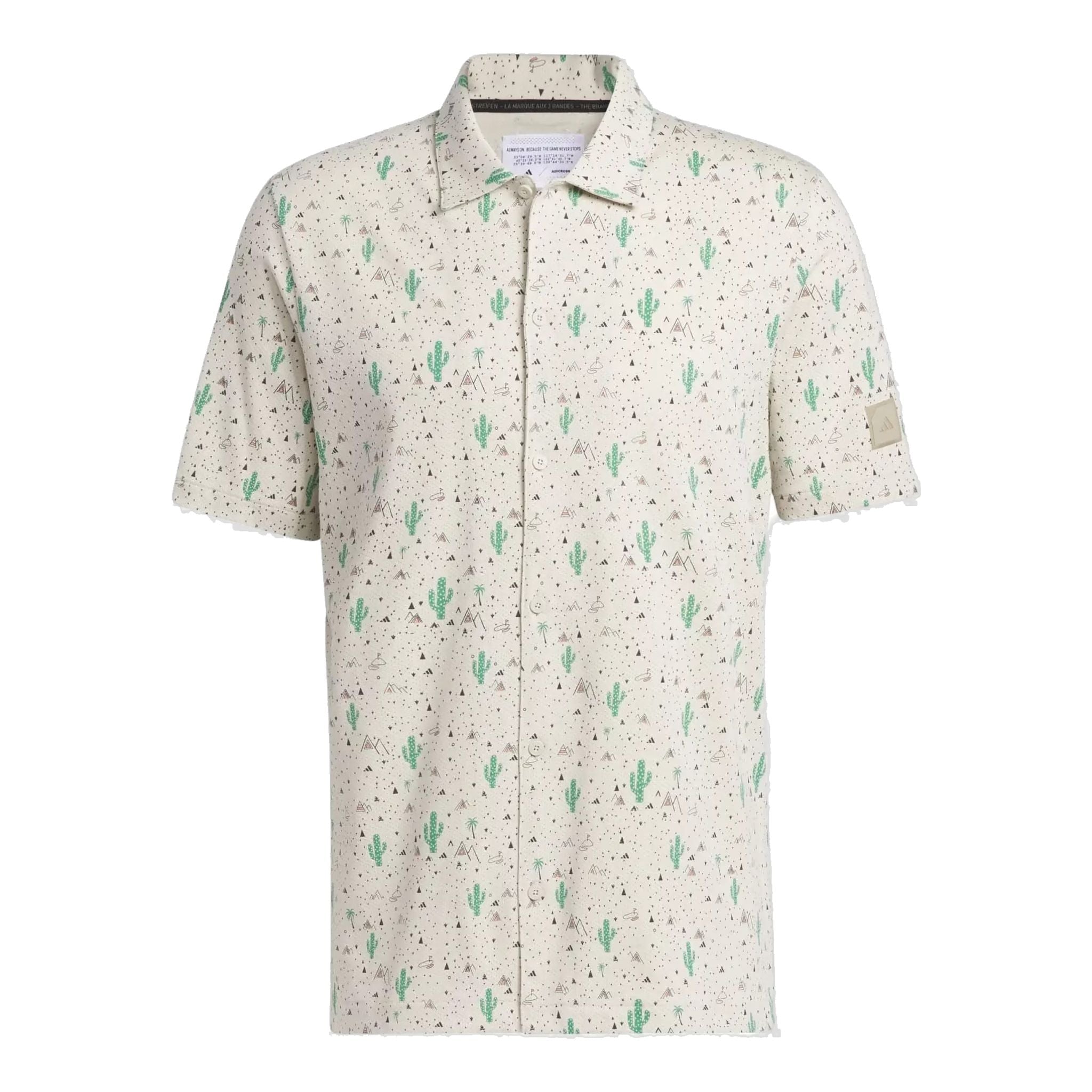 Adidas Adicross Desert Button Golfhemd Herren
