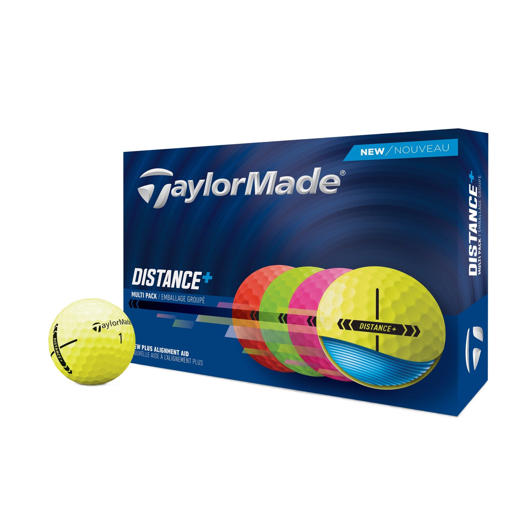 Piłeczki golfowe TaylorMade Distance+ dla mężczyzn