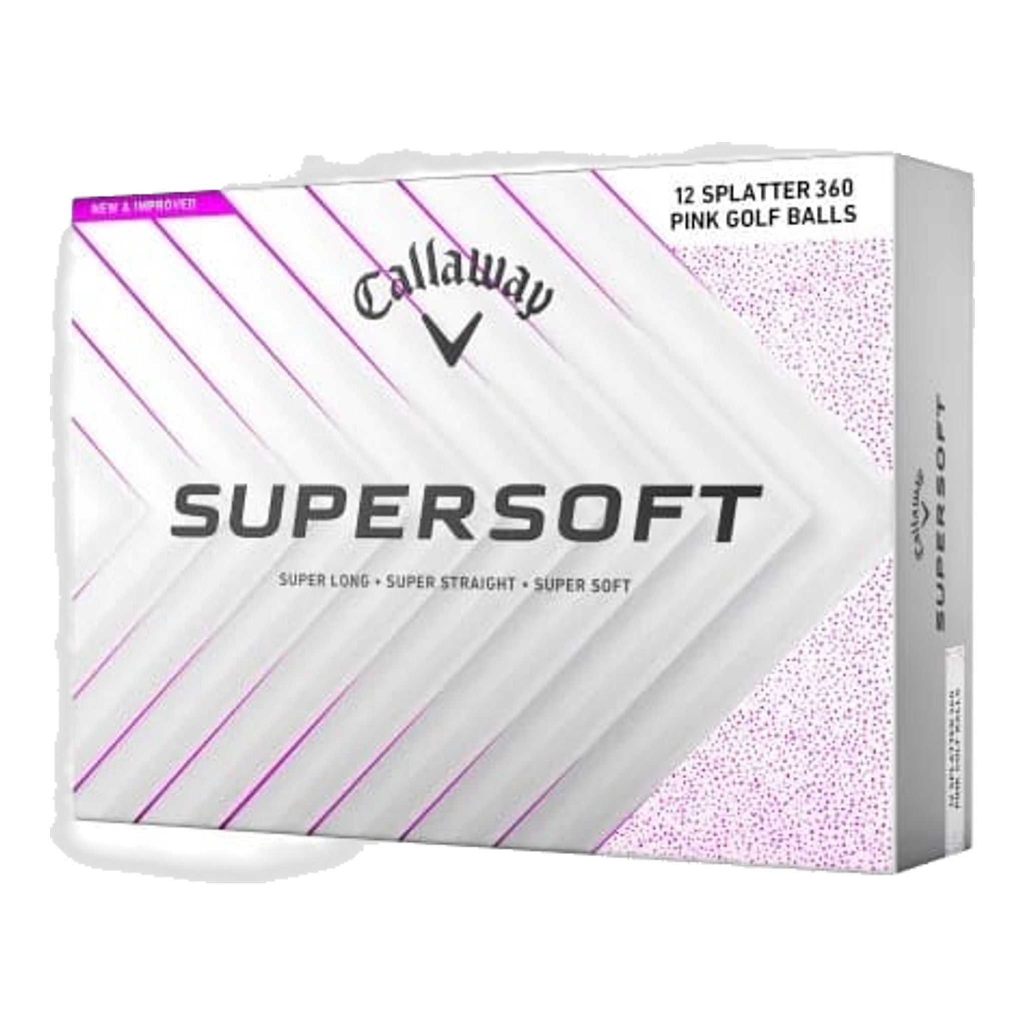 Piłki golfowe Callaway Supersoft 25 Splatter