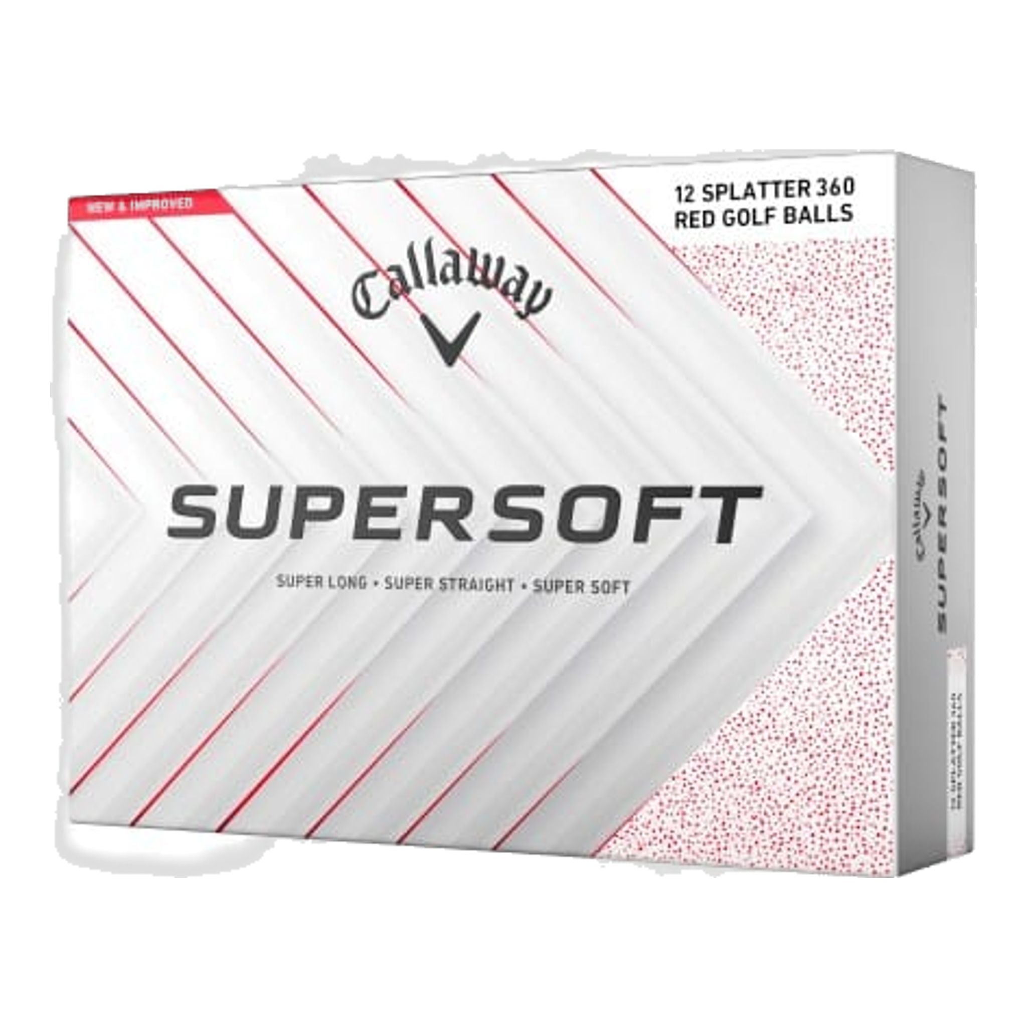 Piłki golfowe Callaway Supersoft 25 Splatter