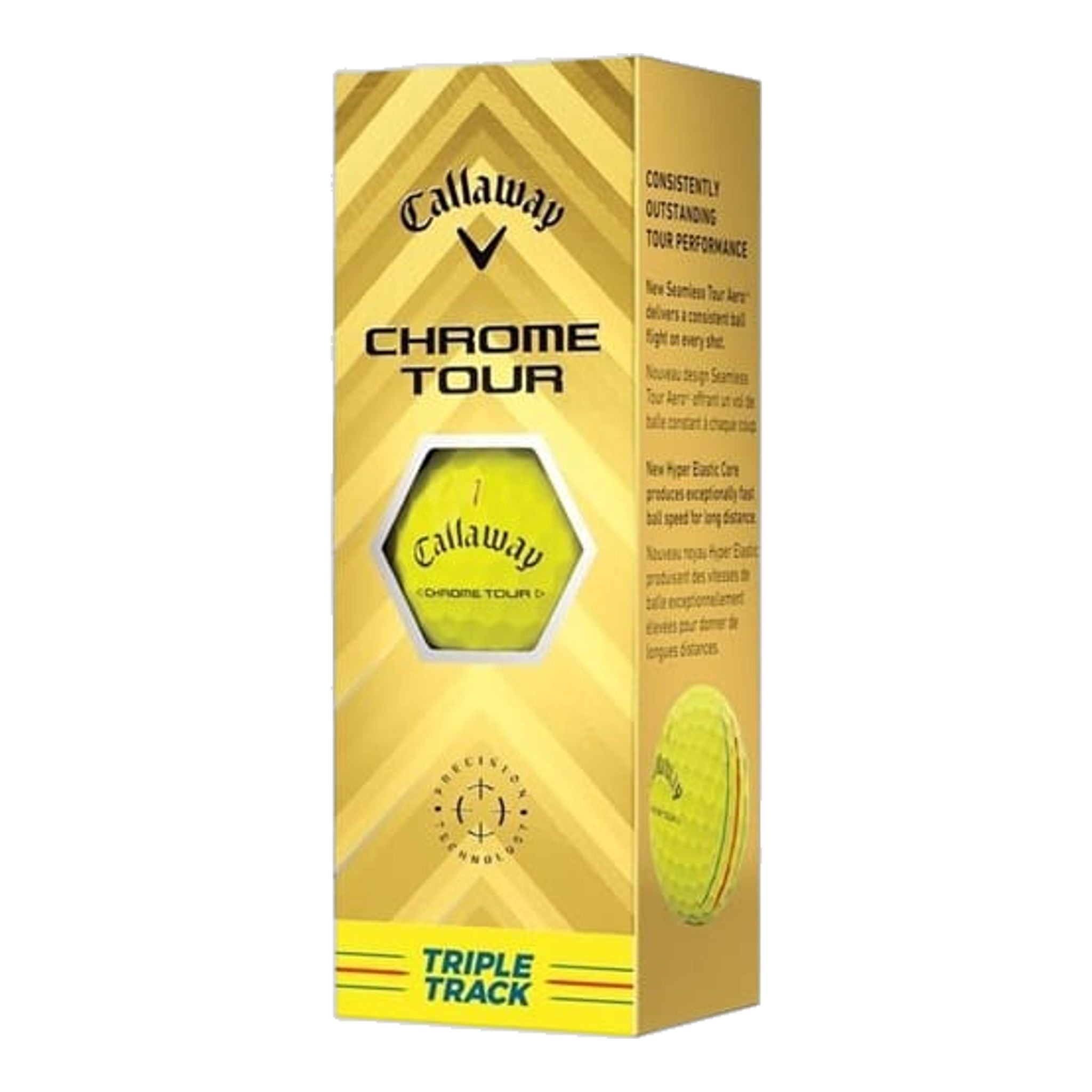 Piłki golfowe Callaway Chrome Soft Tour Triple Track (2024)