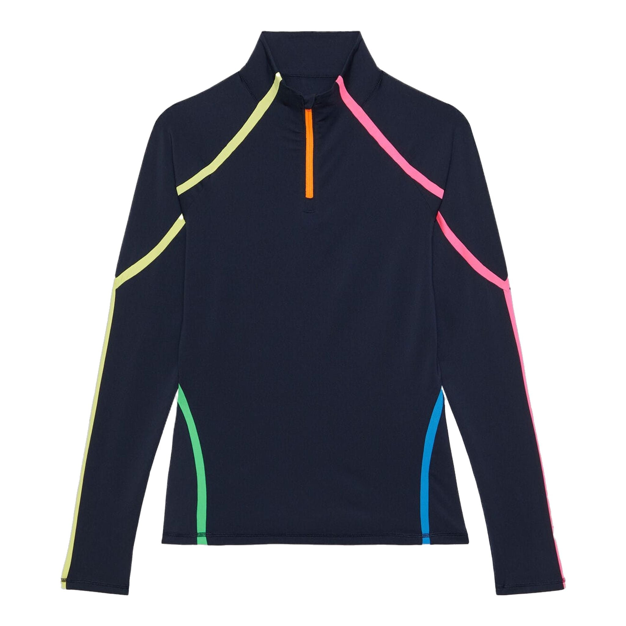 GFORE Colour Block 1/4 Zip Golf Polo Damen
