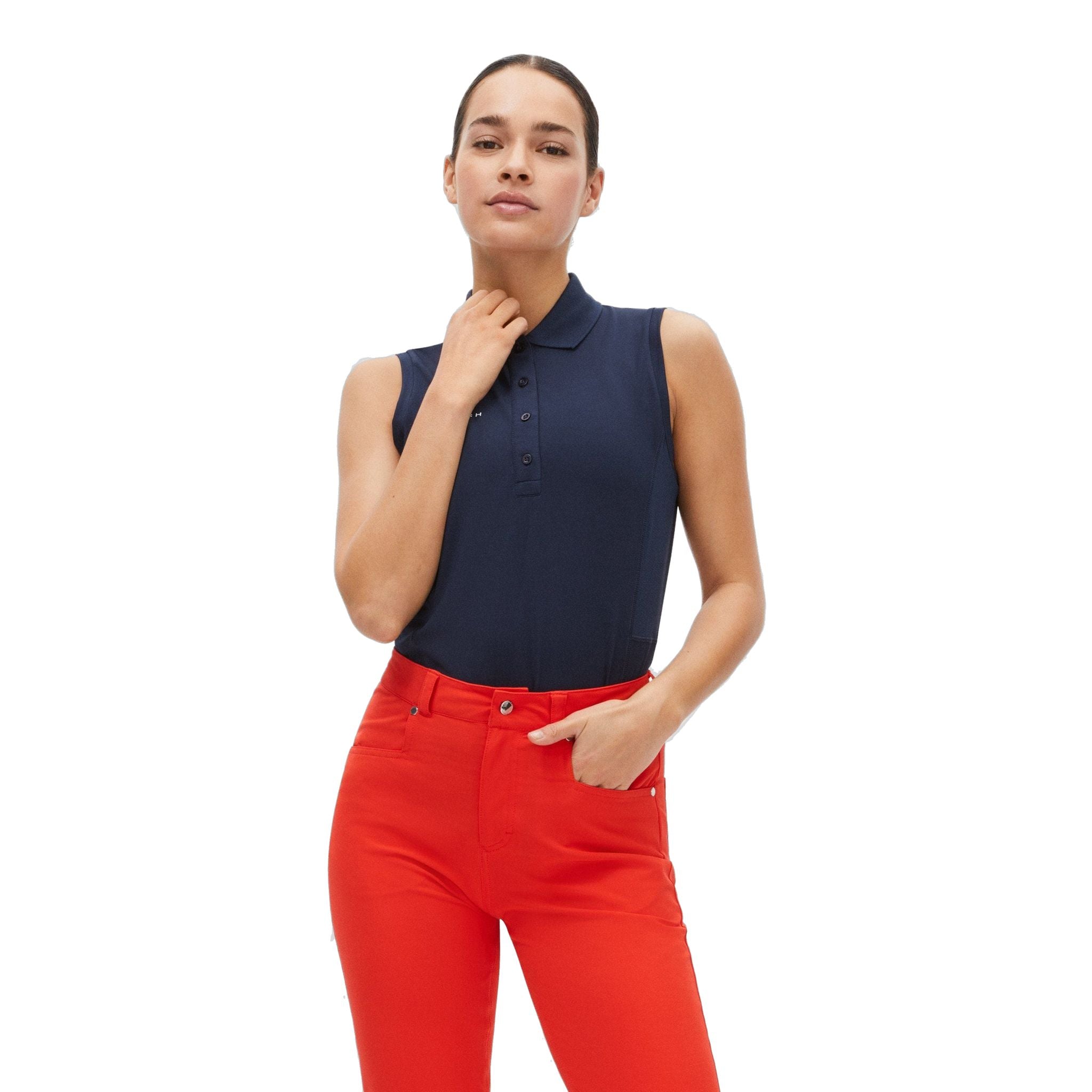 Damska koszulka polo bez rękawów Röhnisch Nicky