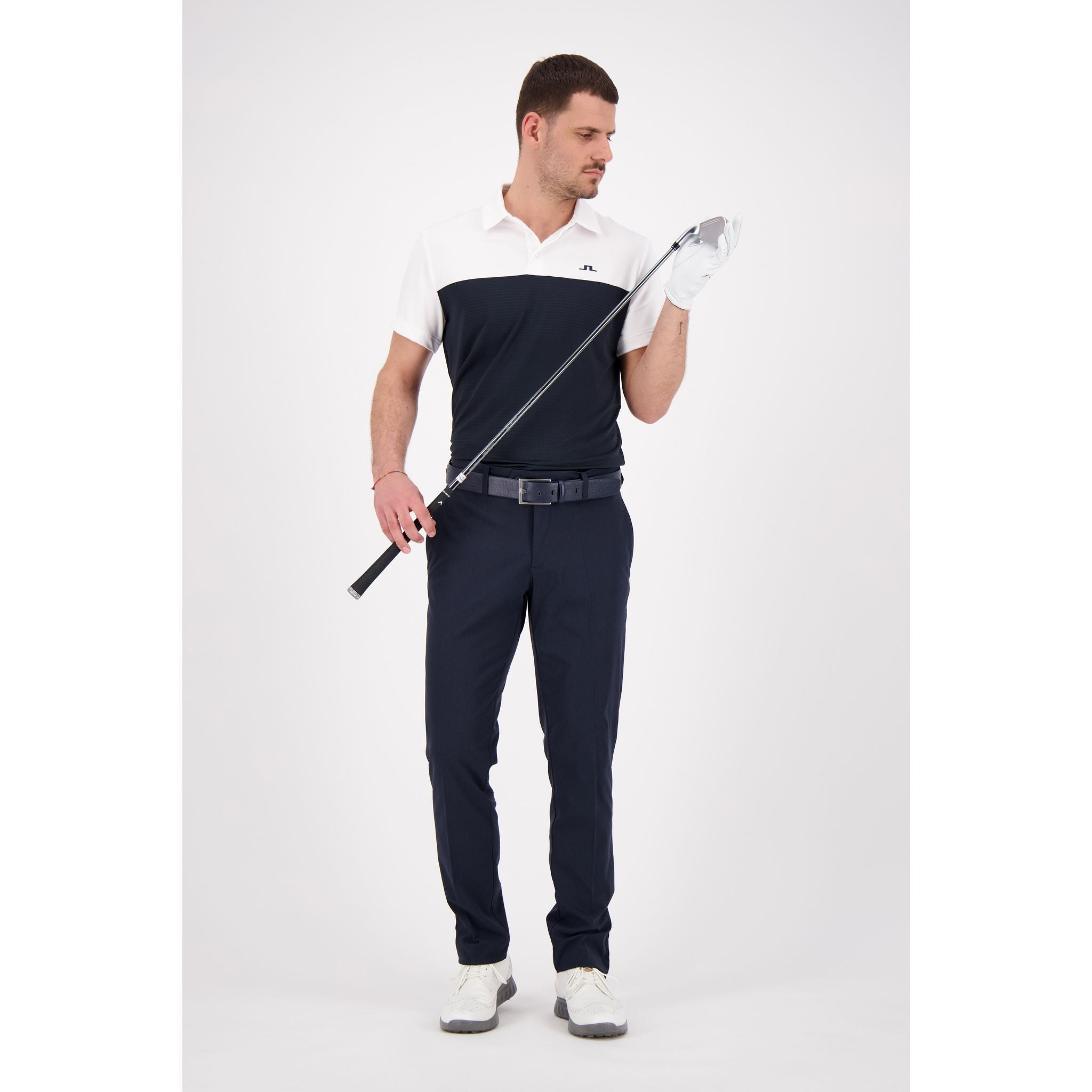 J. Lindeberg M Owen Slim Fit SS Polo JL Navy Herren