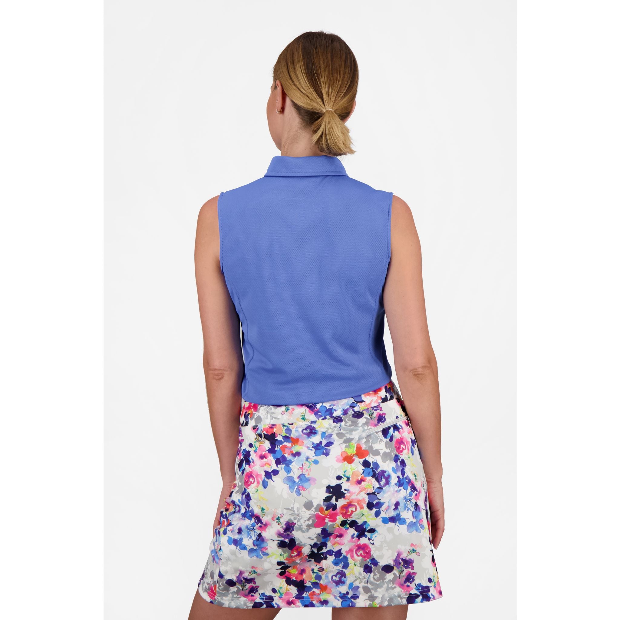 Daily Sports MACY SL POLO SHIRT Pacific Damen