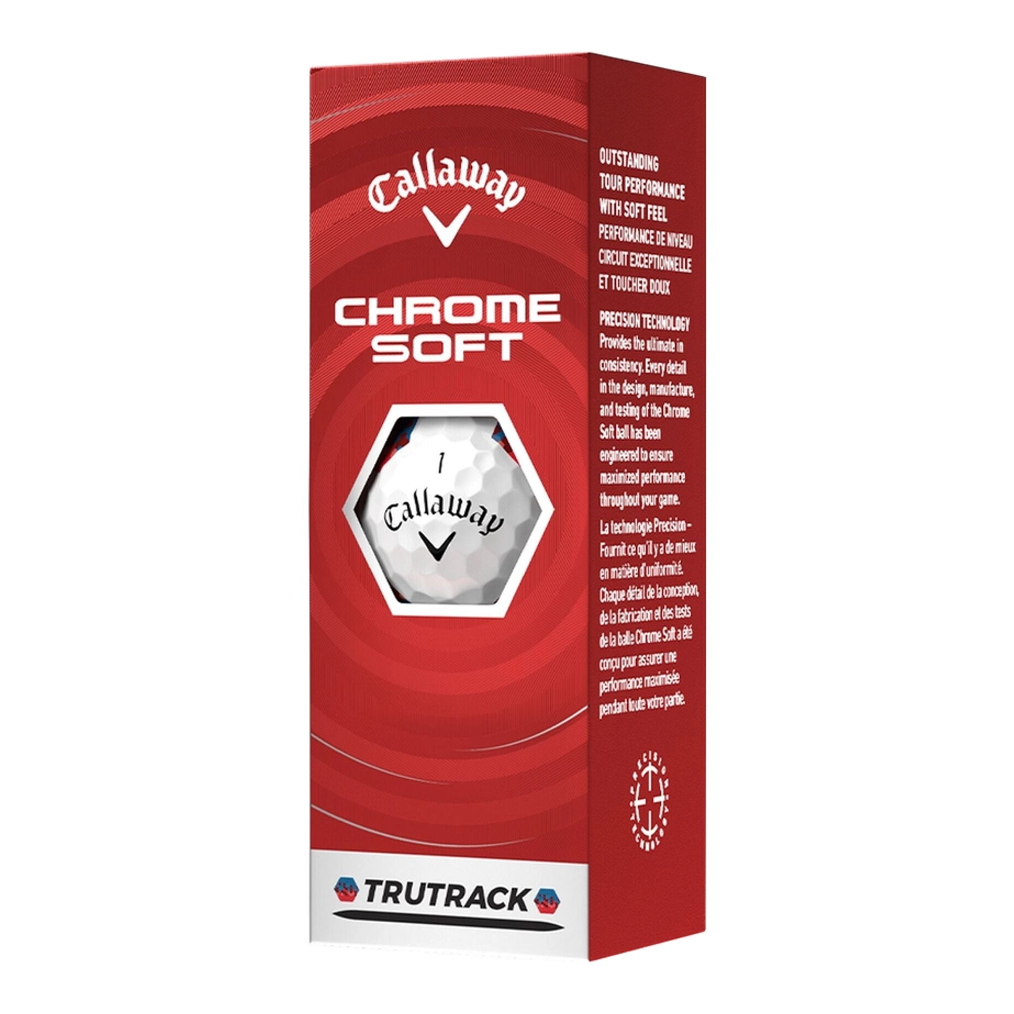 Piłeczki golfowe Callaway Chrome Soft TruTrack 26