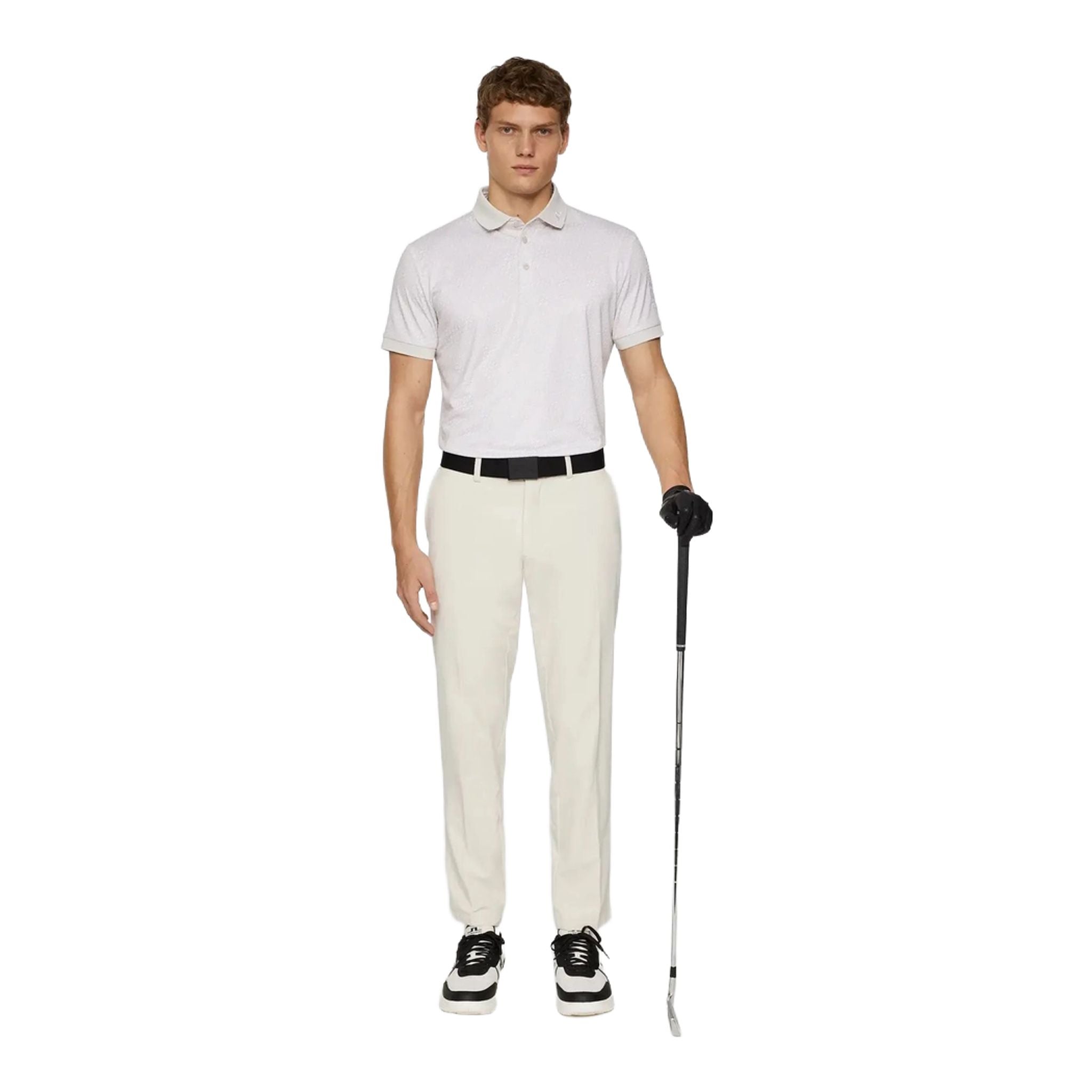 J. Lindeberg Tour Tech Print Polo Herren