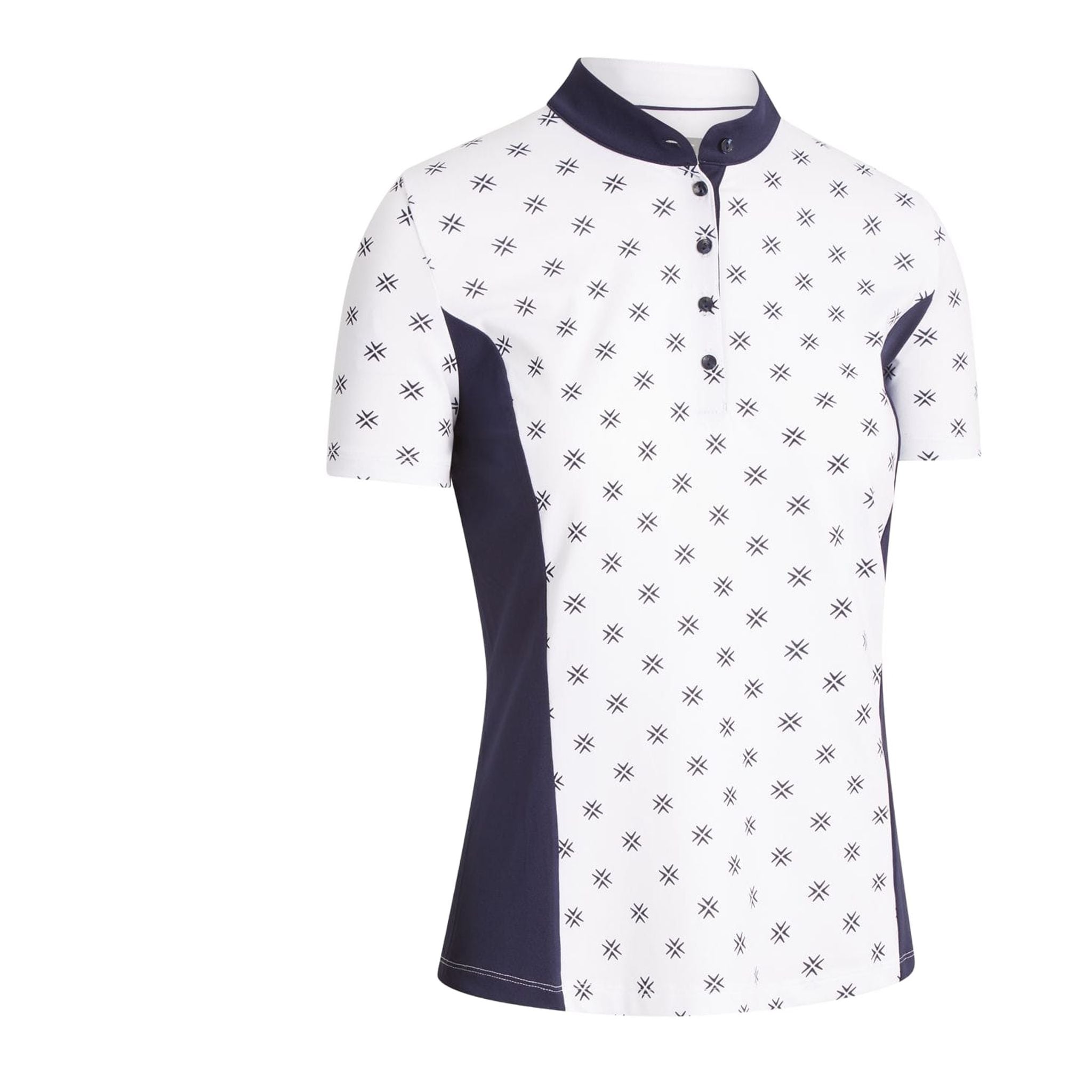 Callaway Chev Floral Print Polo Damen