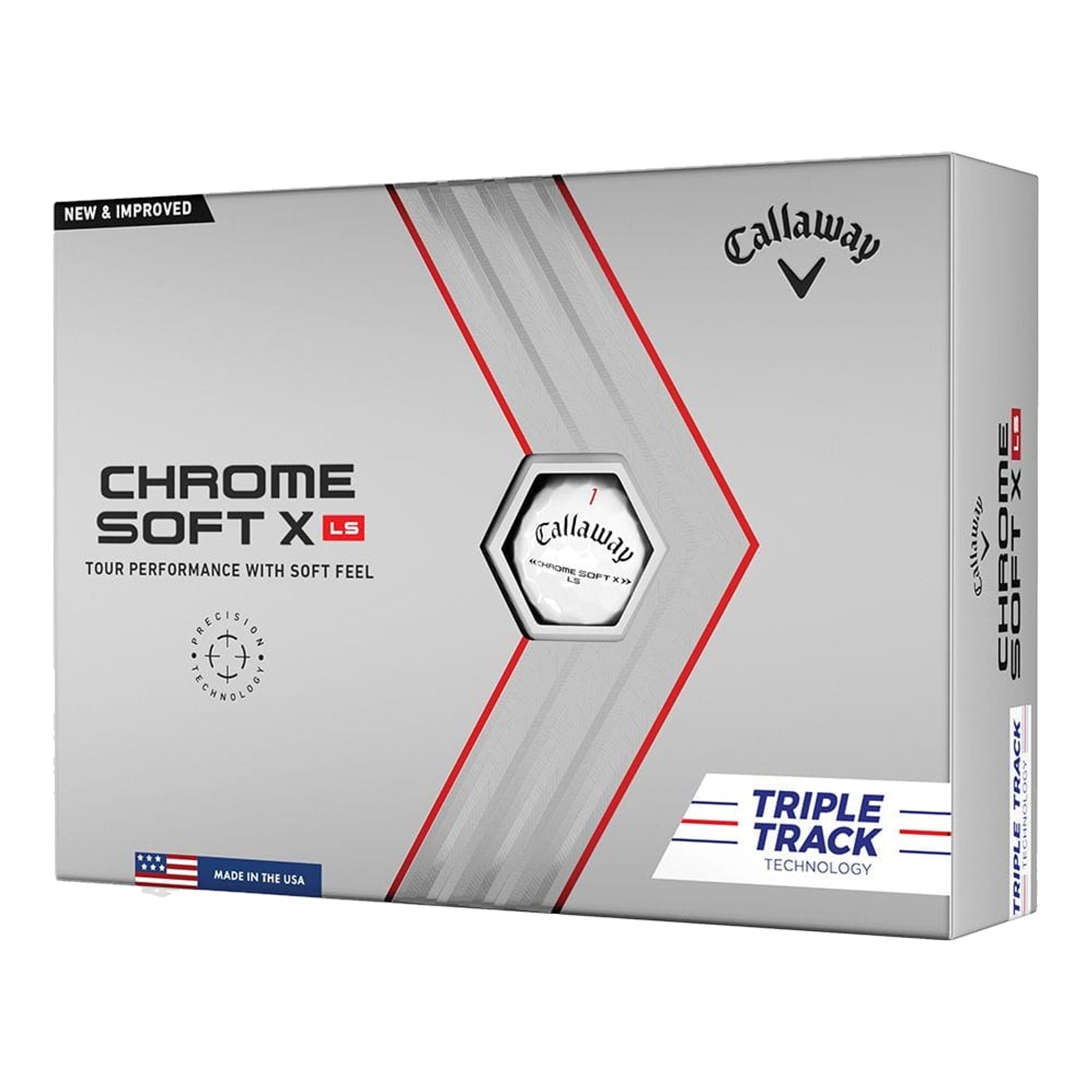 Piłki golfowe Callaway Chrome Soft X LS (2022)