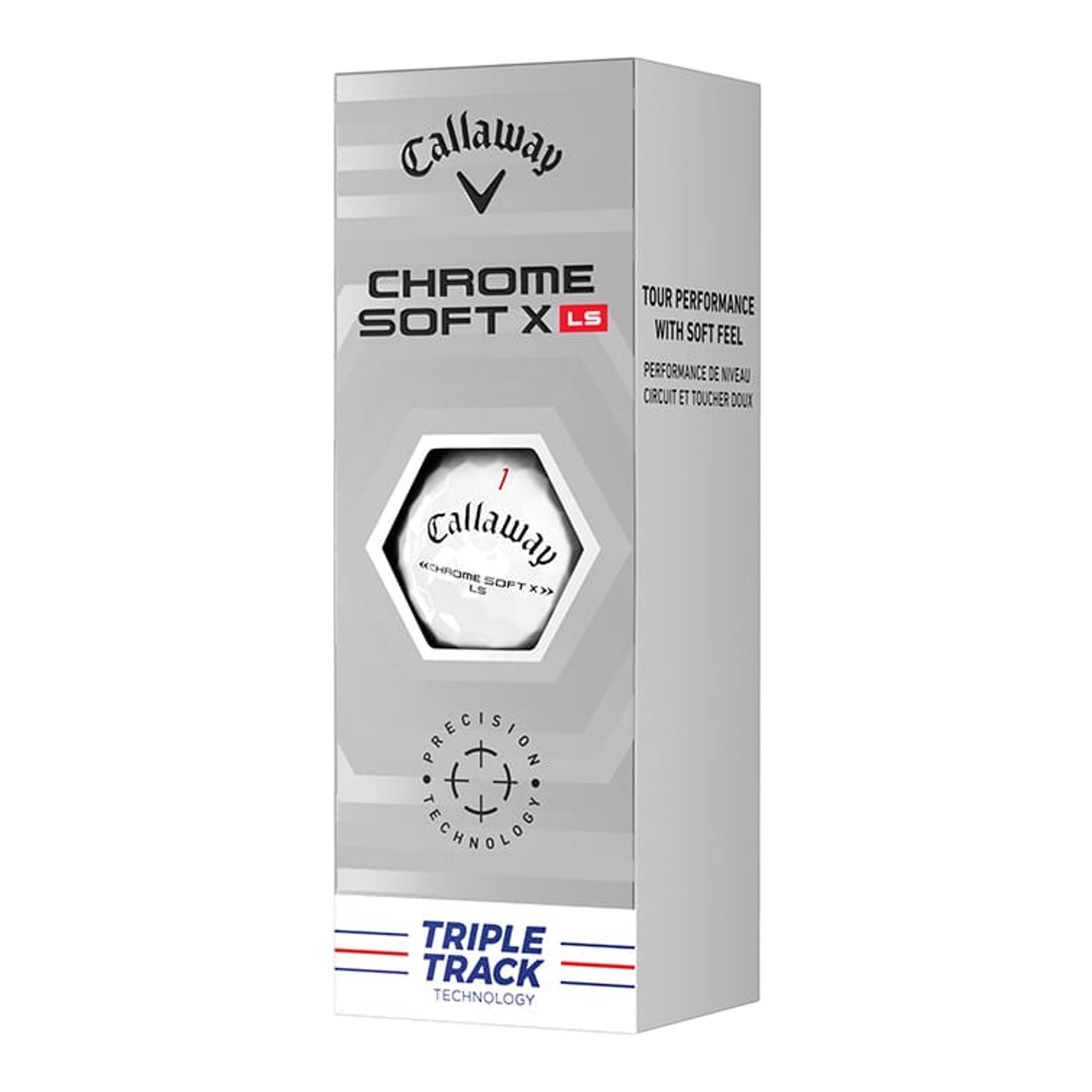 Piłki golfowe Callaway Chrome Soft X LS (2022)