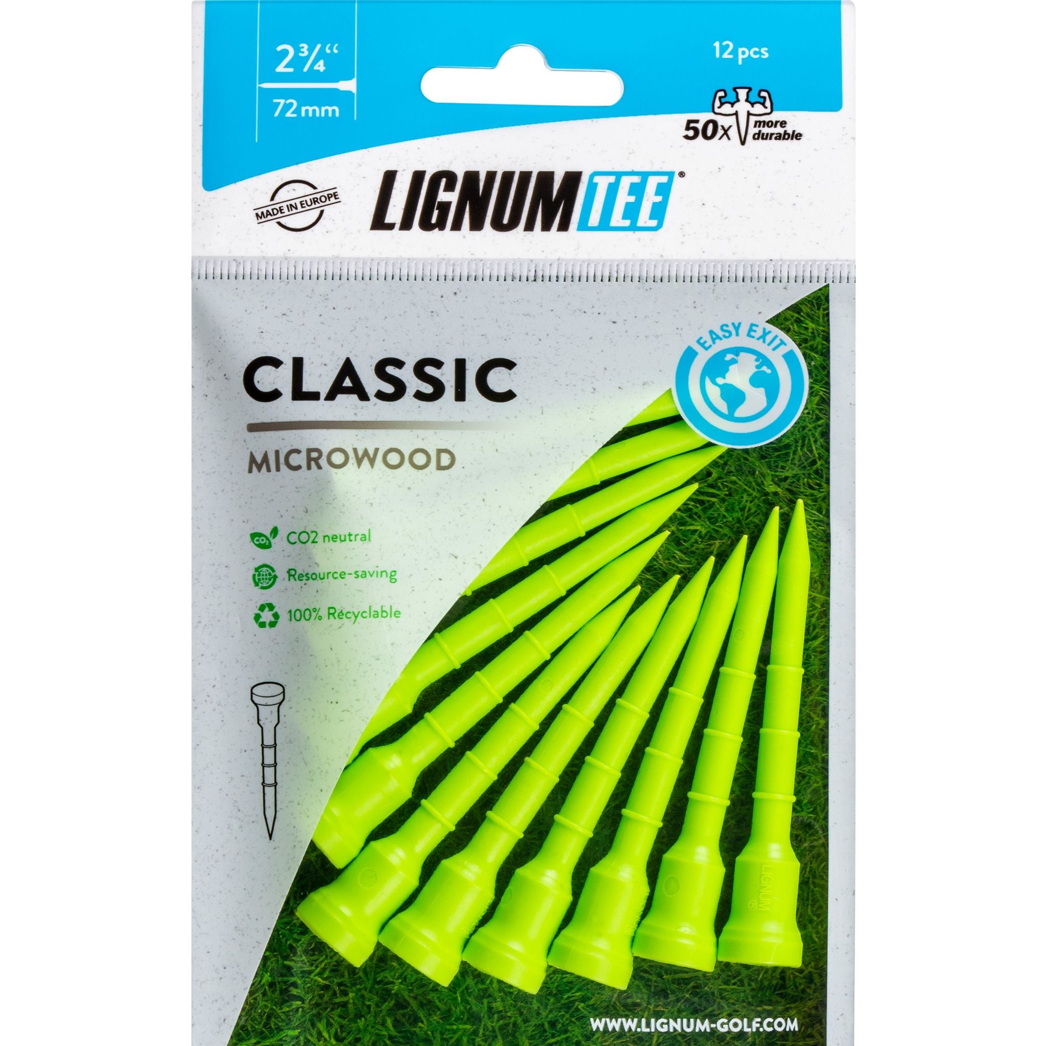 Lignum Classic Tee 72mm