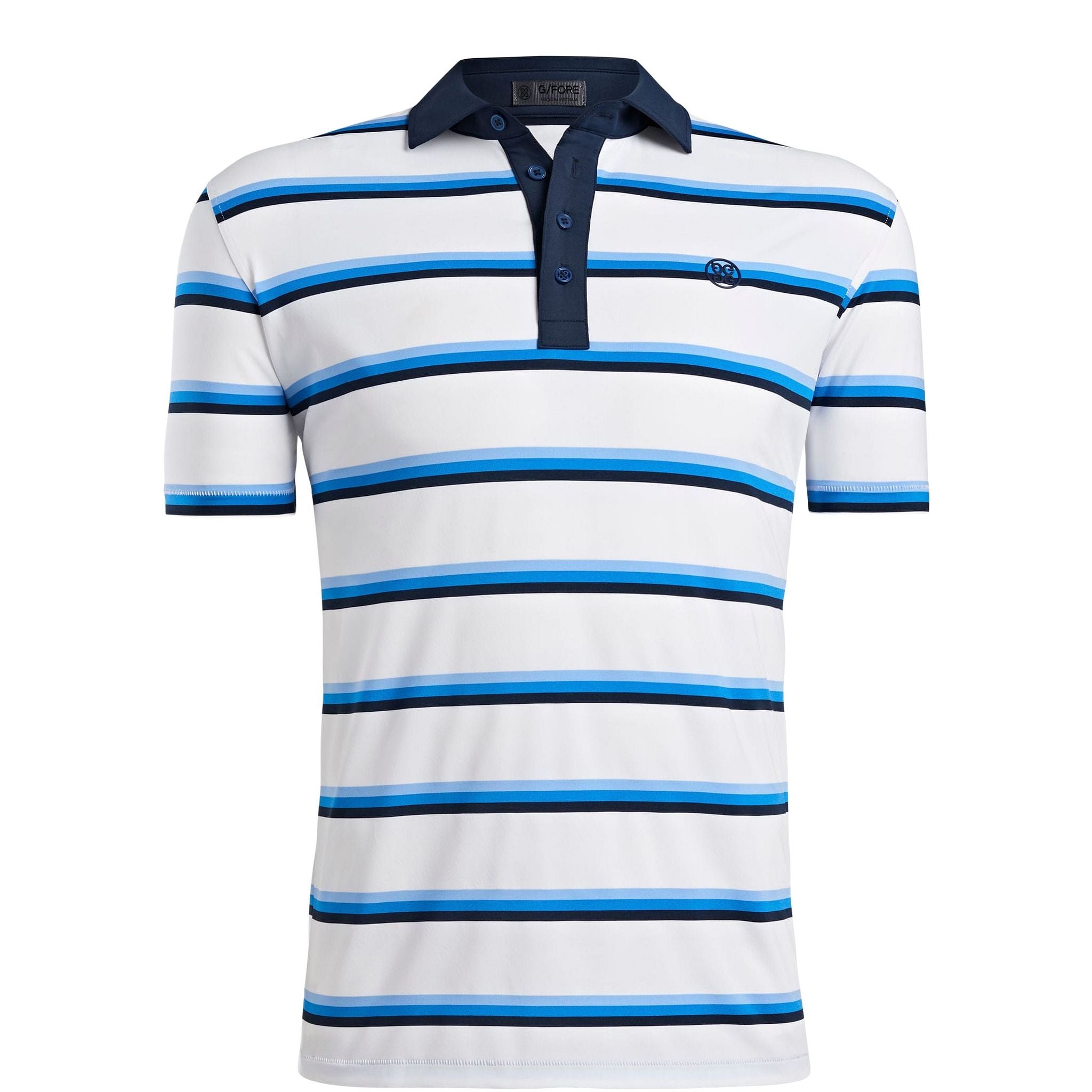 GFORE Yarn Dye Stripe Golfpolo Herren