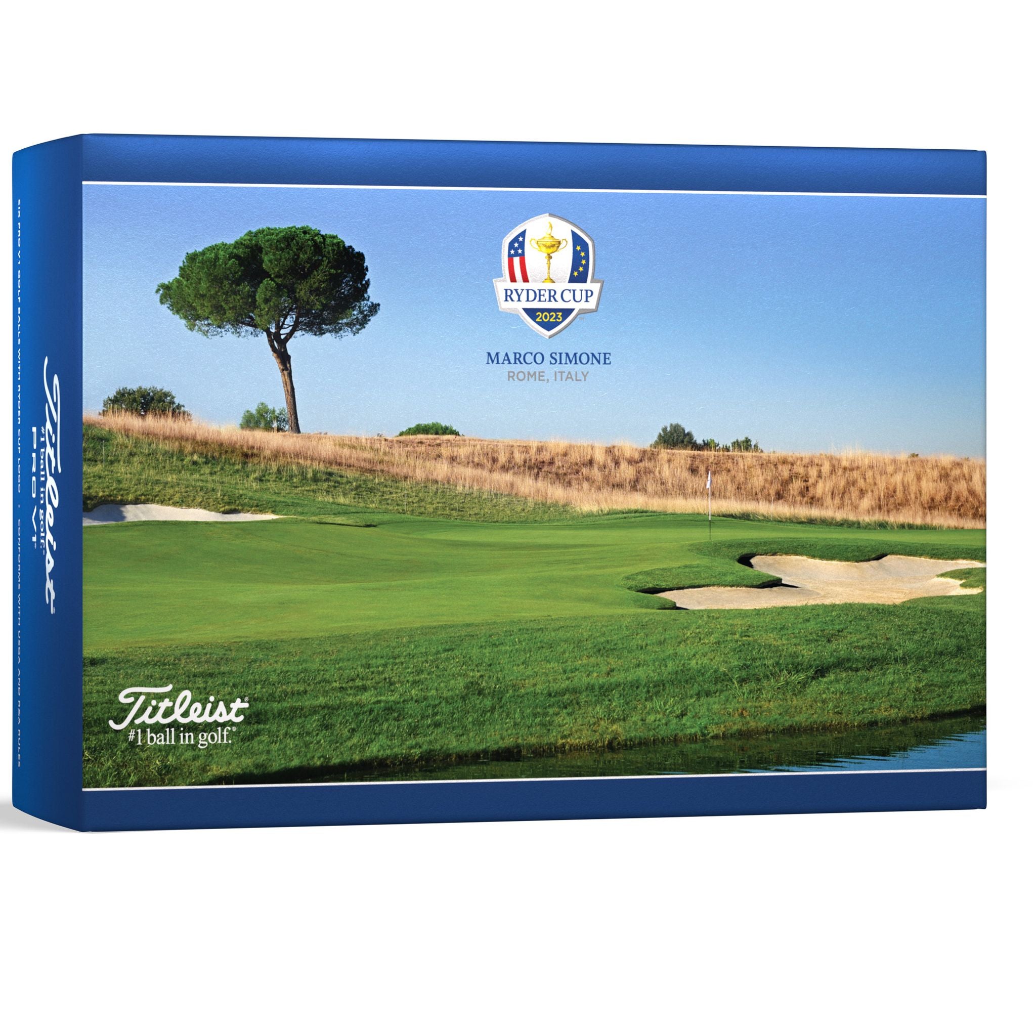 Titleist PRO V1 Halve [6 Bälle] Ryder Cup