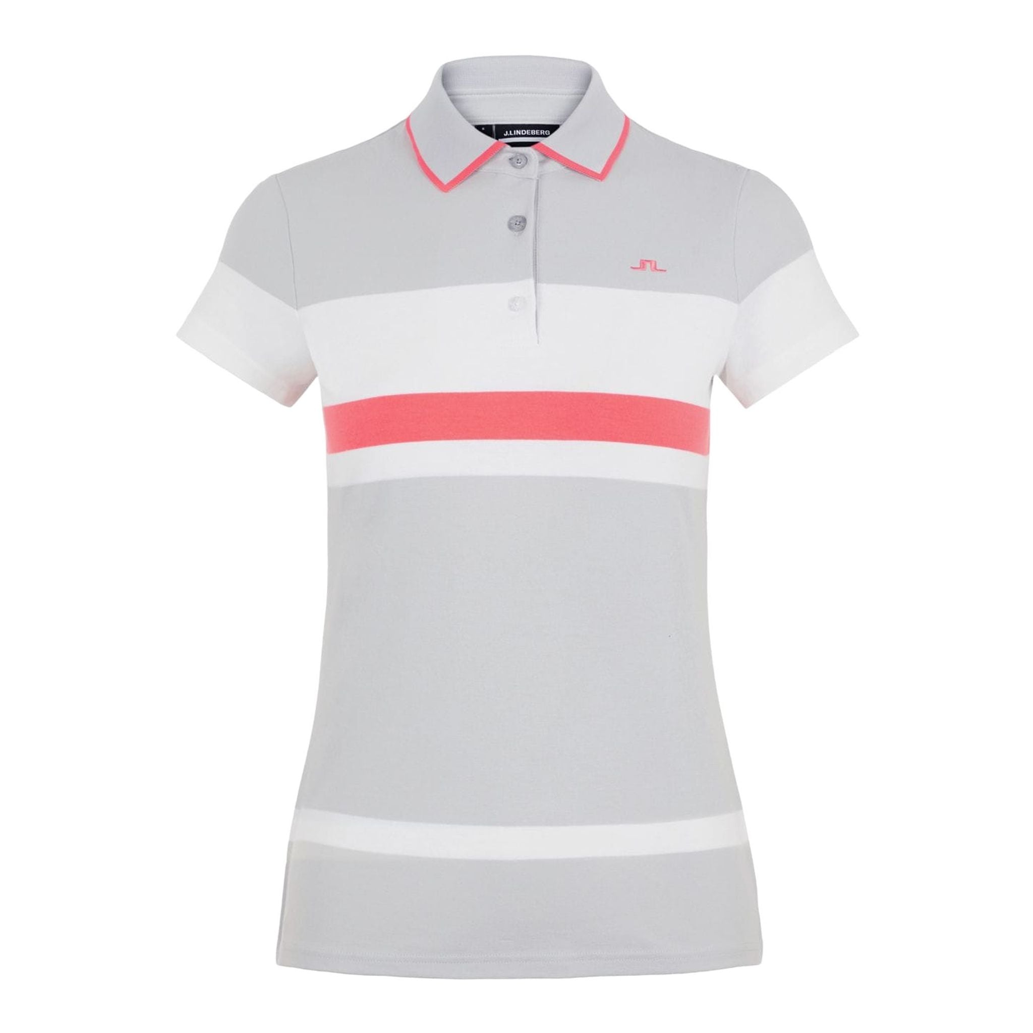 J. Lindeberg W Jade SS Polo Light Grey Damen