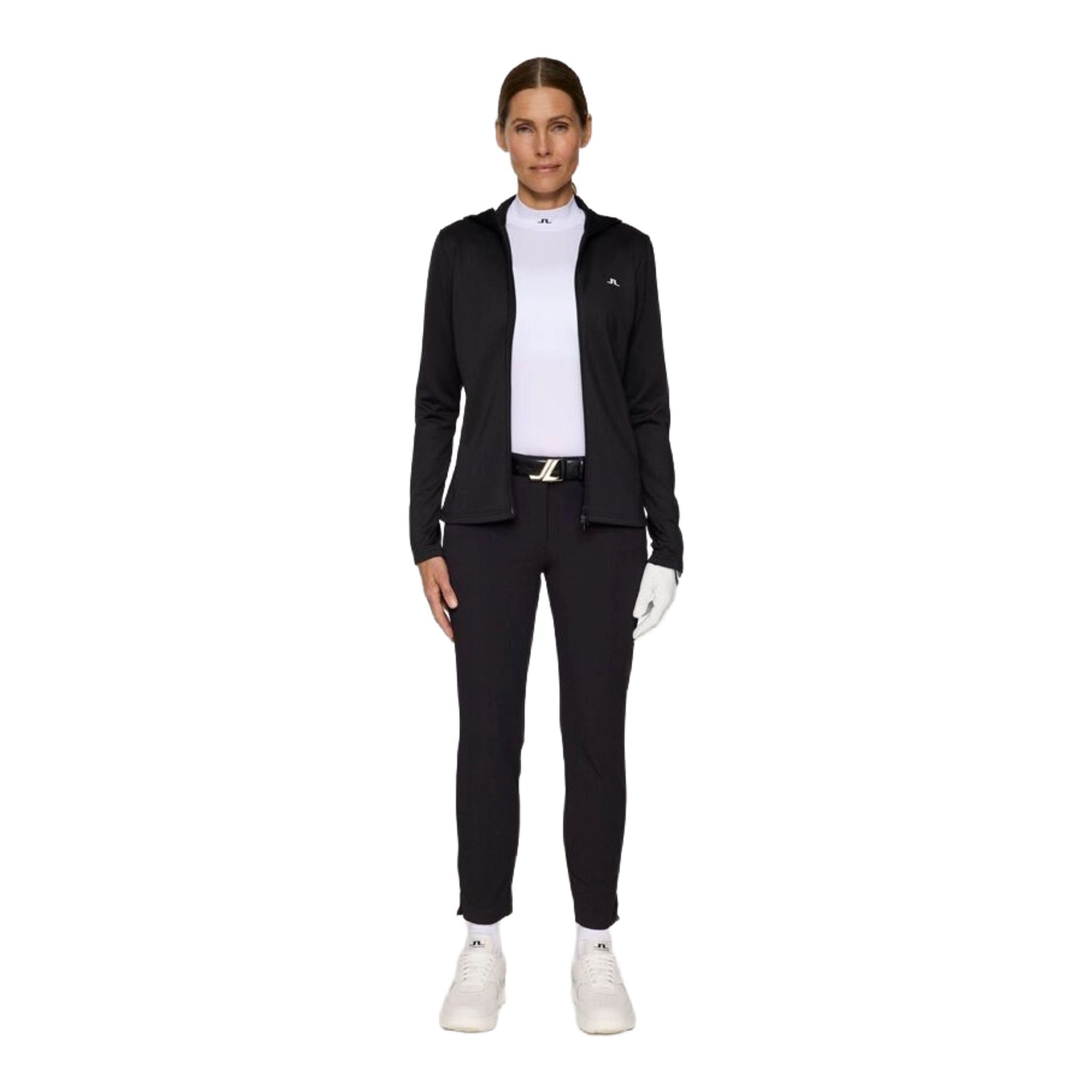 Damskie spodnie J. Lindeberg Lei z polaru i diagonalu