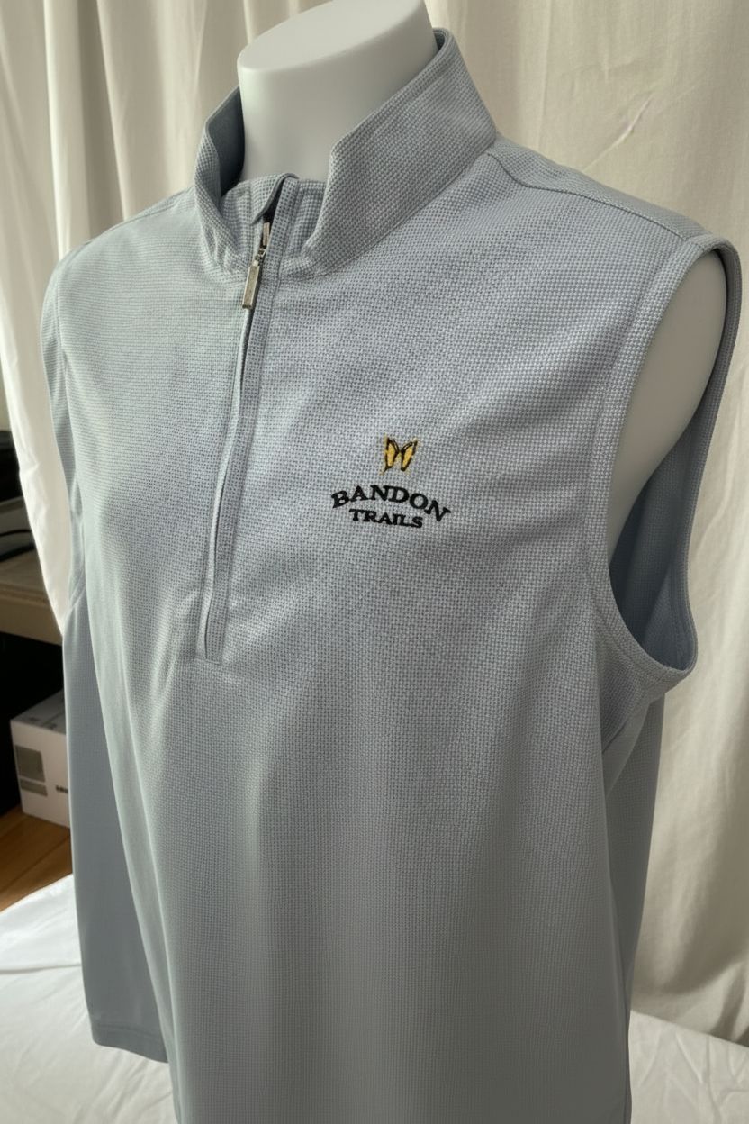 Kamizelka Ashworth Half Zip Męska, niebieska M, męska