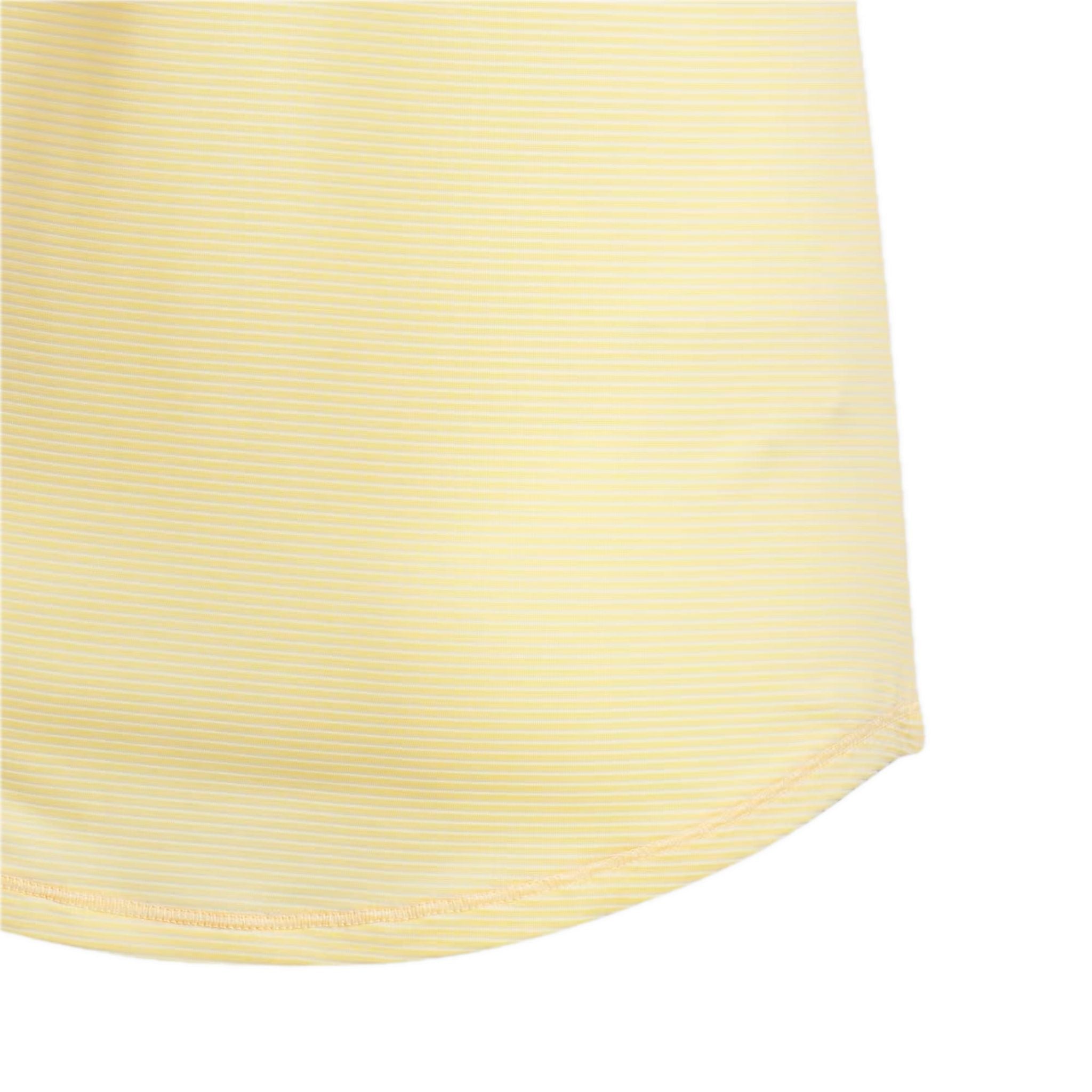 Damska koszulka polo bez rękawów Adidas Ottoman w paski