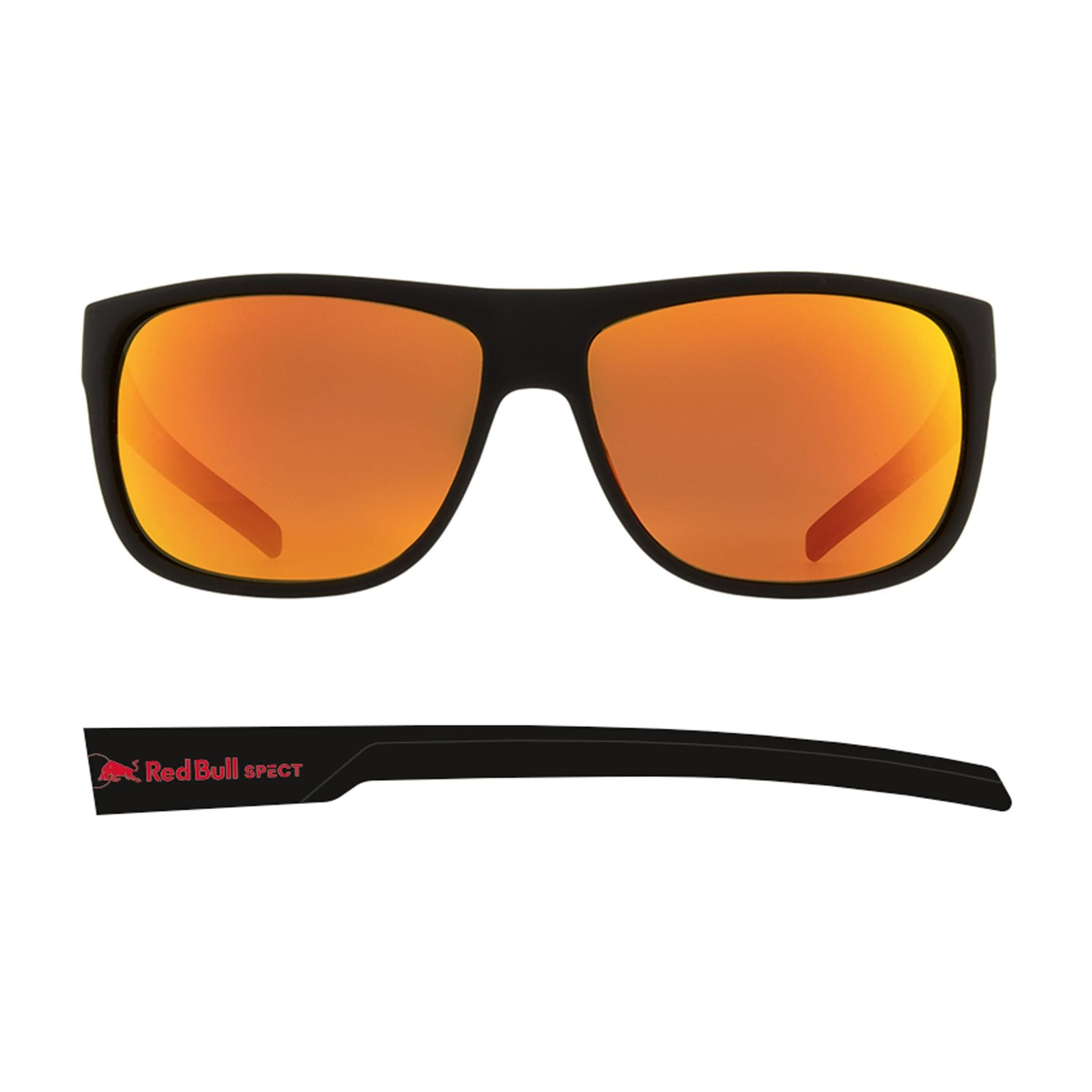 RedBull Spect Eyewear LOOM Schwarz/Braun Red Mirror