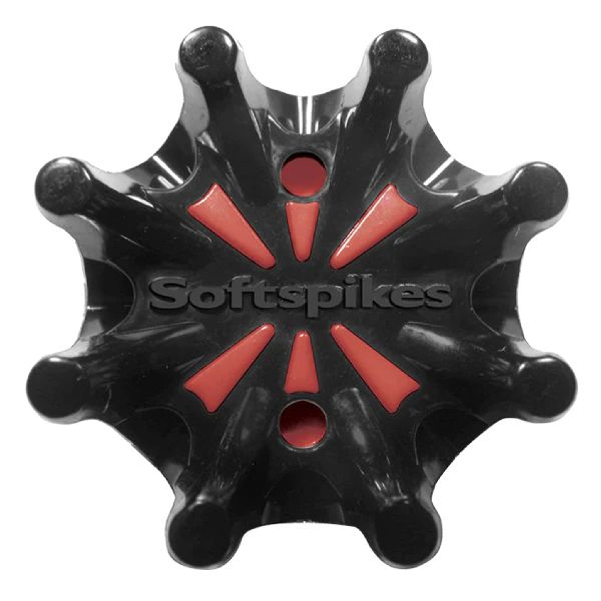Softspikes Pulsar Small Metal 22 Stück Schwarz, Rot