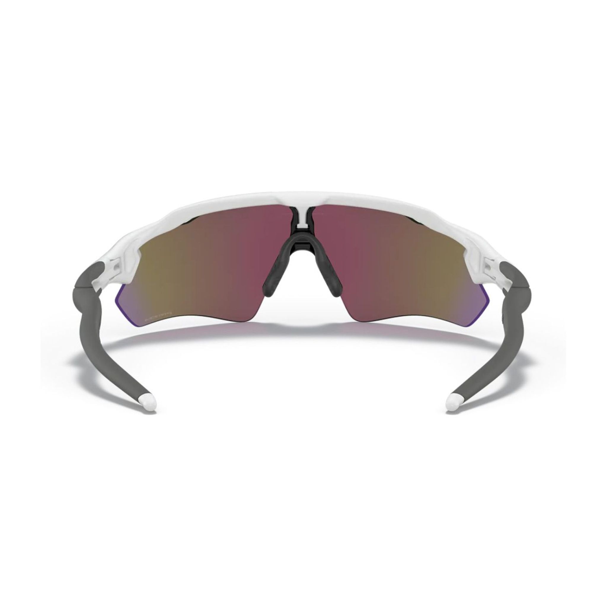 Oakley M Radar EV Path Polished White Prizm Sapphire Herren
