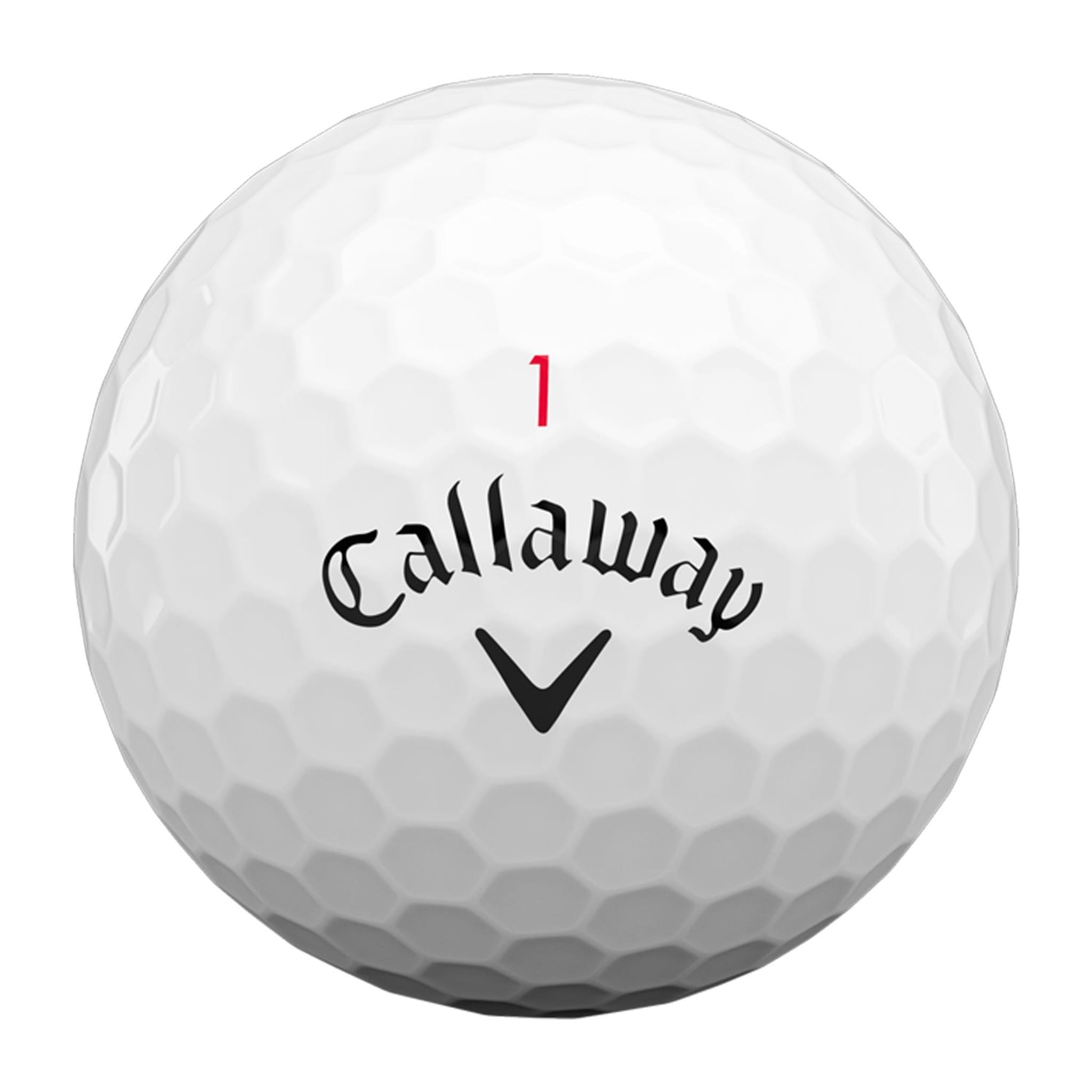 Callaway Chrome Soft X 2020 12 Golfbälle Weiß