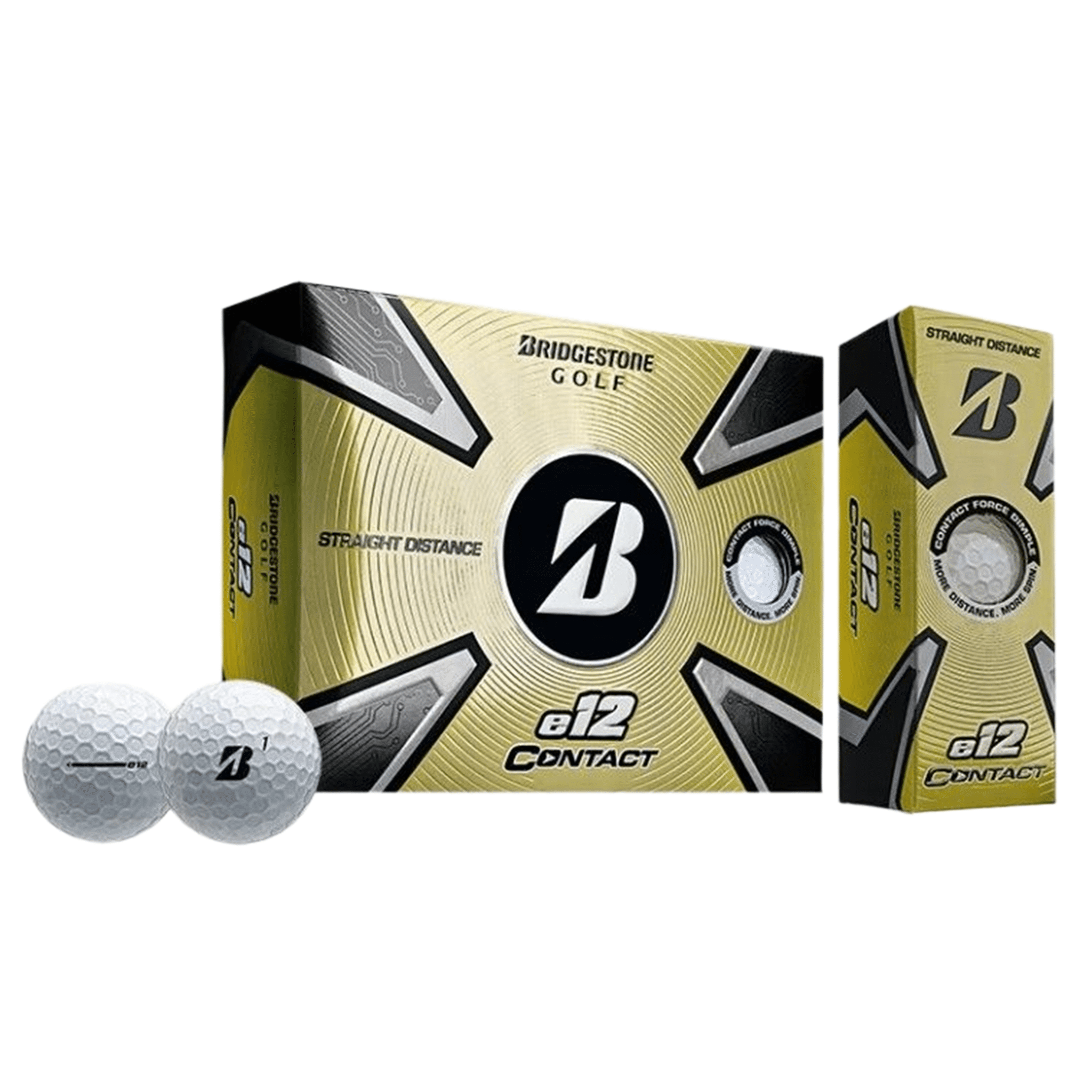Bridgestone e12 Contact (12 sztuk) Piłki golfowe