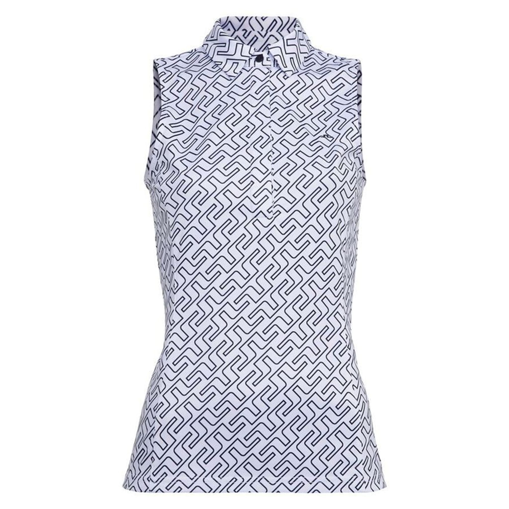 J. Lindeberg Dena Print Sleeveless Golf Top Damen