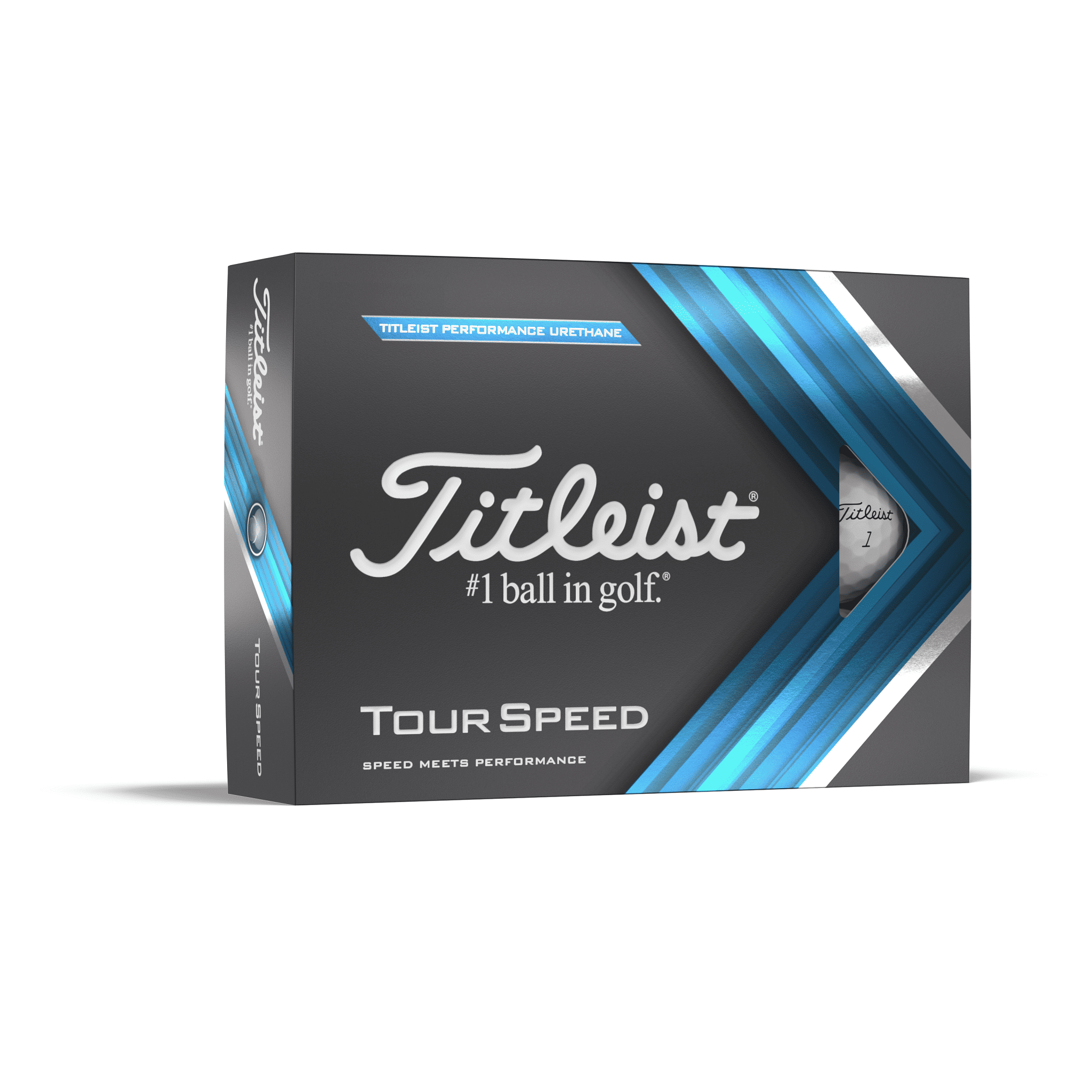 Titleist Tour Speed 2022 12 Golfbälle Gelb