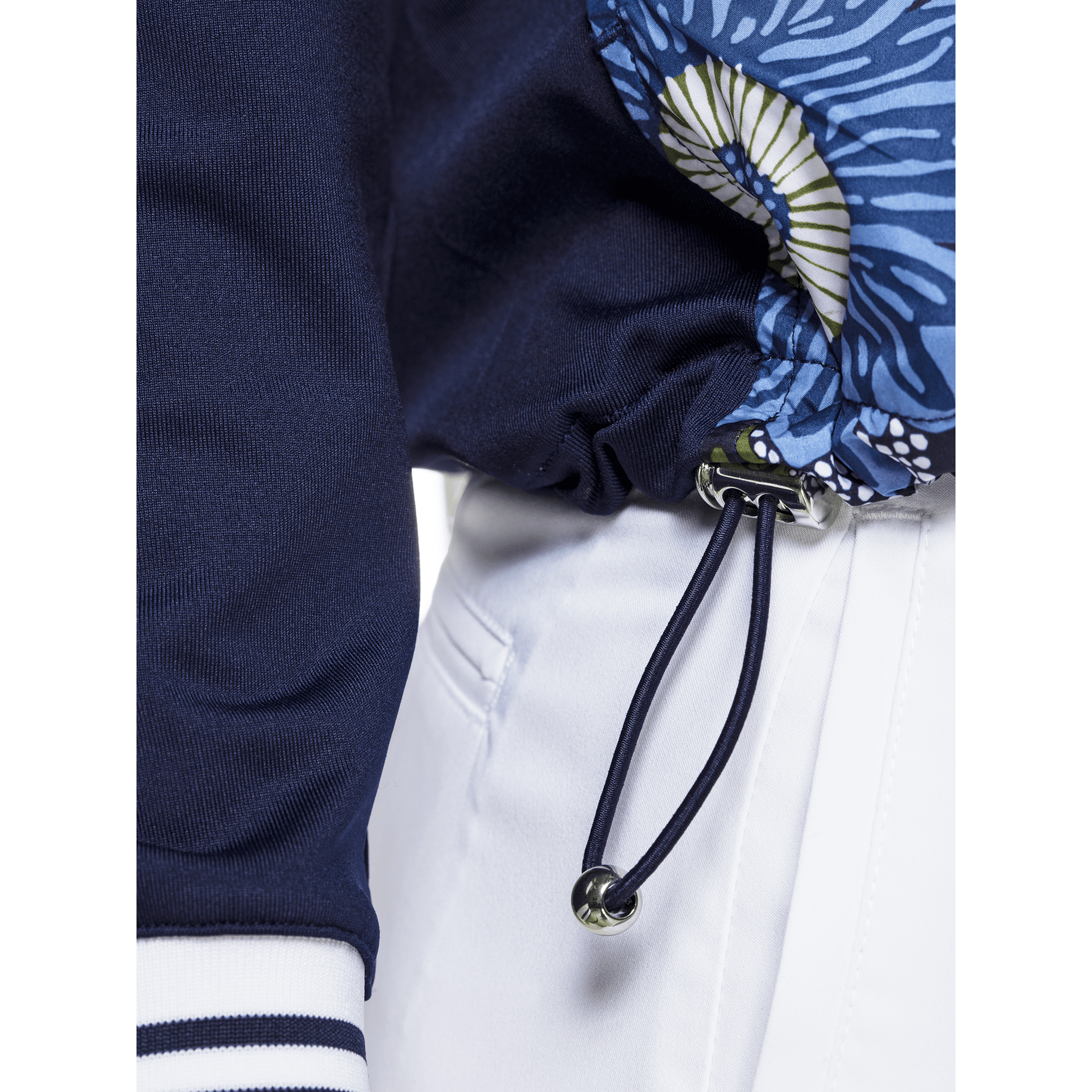 Röhnisch Sweter Swing Niebieski Massai Flower Damski