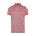 J. Lindeberg M KV Jacquard Reg Fit-TX Jaqua Polo Camou Red Herren