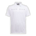 J. Lindeberg M Zip Slim Fit Golf Polo White Herren