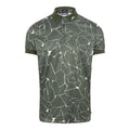 J. Lindeberg M Tour Tech Reg Fit Print SS Polo Slit Thyme Green Herren